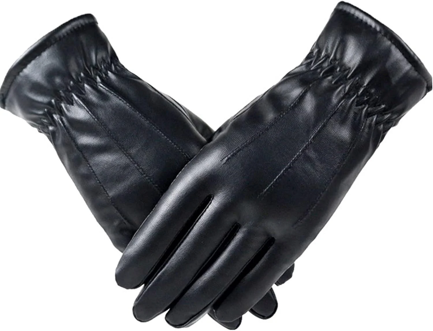 دستکش های زمستانی YWLETO مردانه زنانه دستکش چرمی صفحه لمسی گرم دستکش رانندگی دستکش ضد آب انگشت کامل. دستکش زنانه