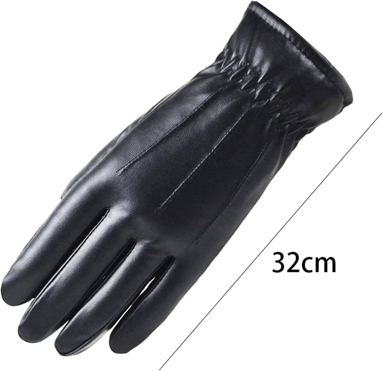 دستکش های زمستانی YWLETO مردانه زنانه دستکش چرمی صفحه لمسی گرم دستکش رانندگی دستکش ضد آب انگشت کامل. دستکش زنانه