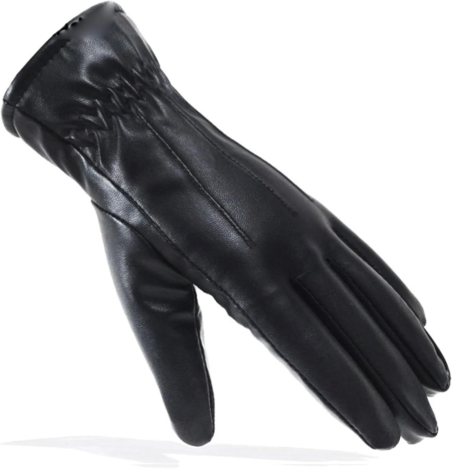 دستکش های زمستانی YWLETO مردانه زنانه دستکش چرمی صفحه لمسی گرم دستکش رانندگی دستکش ضد آب انگشت کامل. دستکش زنانه