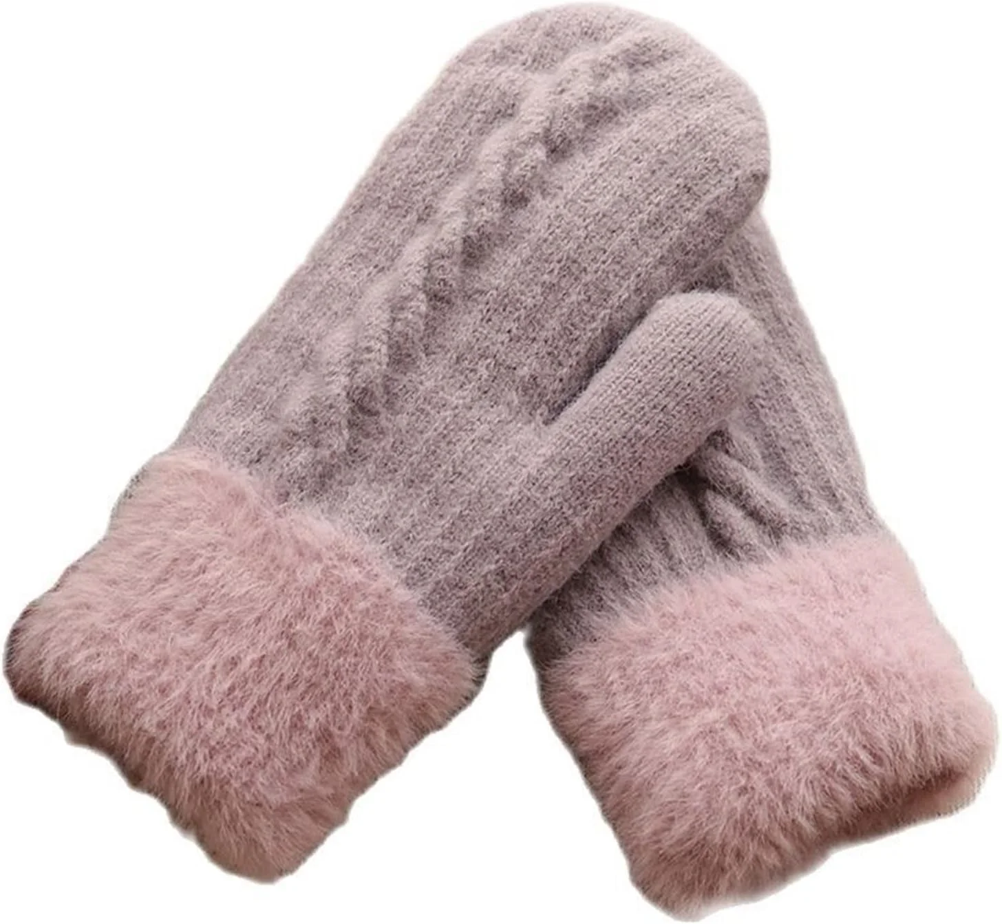 دستکش های زنانه YWLETO گرم و دوست داشتنی، دستکش های مخملی ضخیم پشمی زنانه مناسب برای سوارکاری