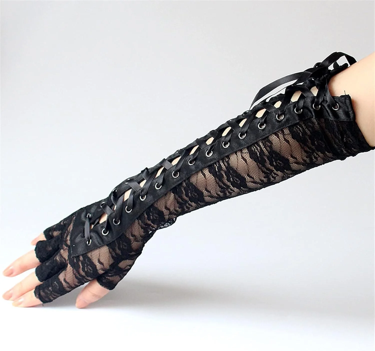 دستکش های زنانه YWLETO مدل نیم انگشتی ضد آفتاب و دارای قابلیت استفاده از صفحه لمسی مناسب فصل تابستان