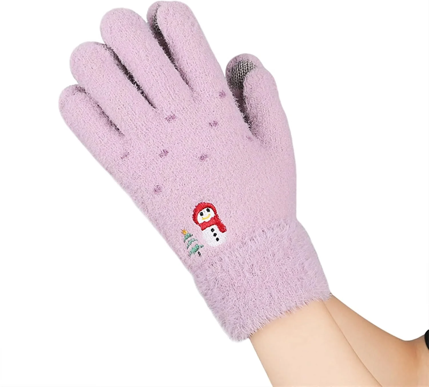 دستکش های گرم و نرم YWLETO بافتنی زنانه، دستکش های زمستانی صفحه لمسی زنانه