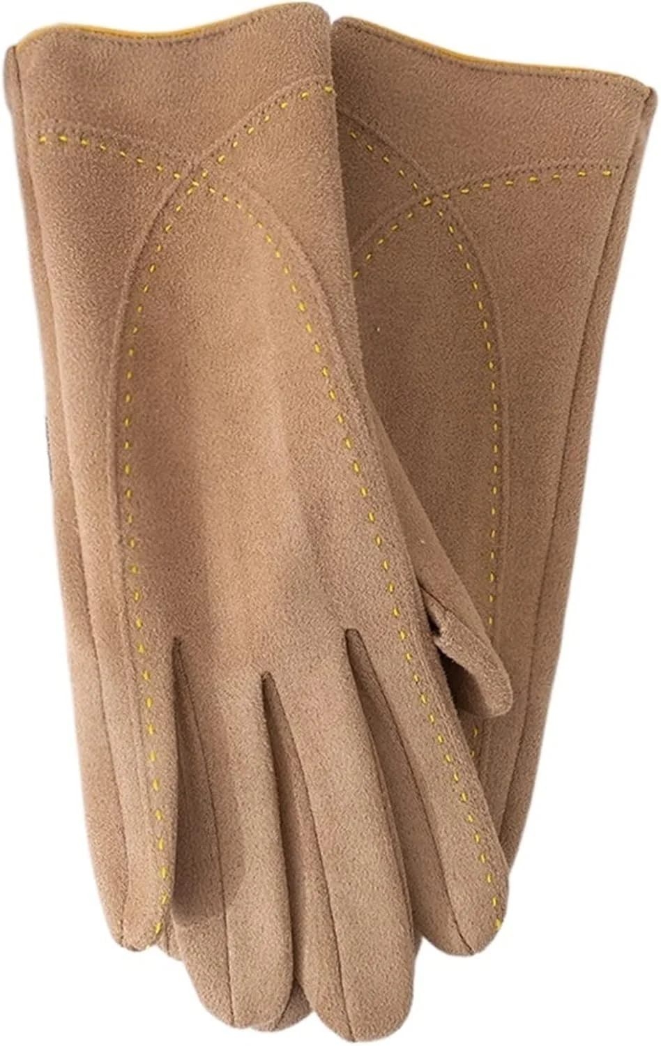 دستکش های YWLETO گرم و ضد سرما در زمستان دستکش های مخملی زنانه با دستکش های آستردار برای زنان