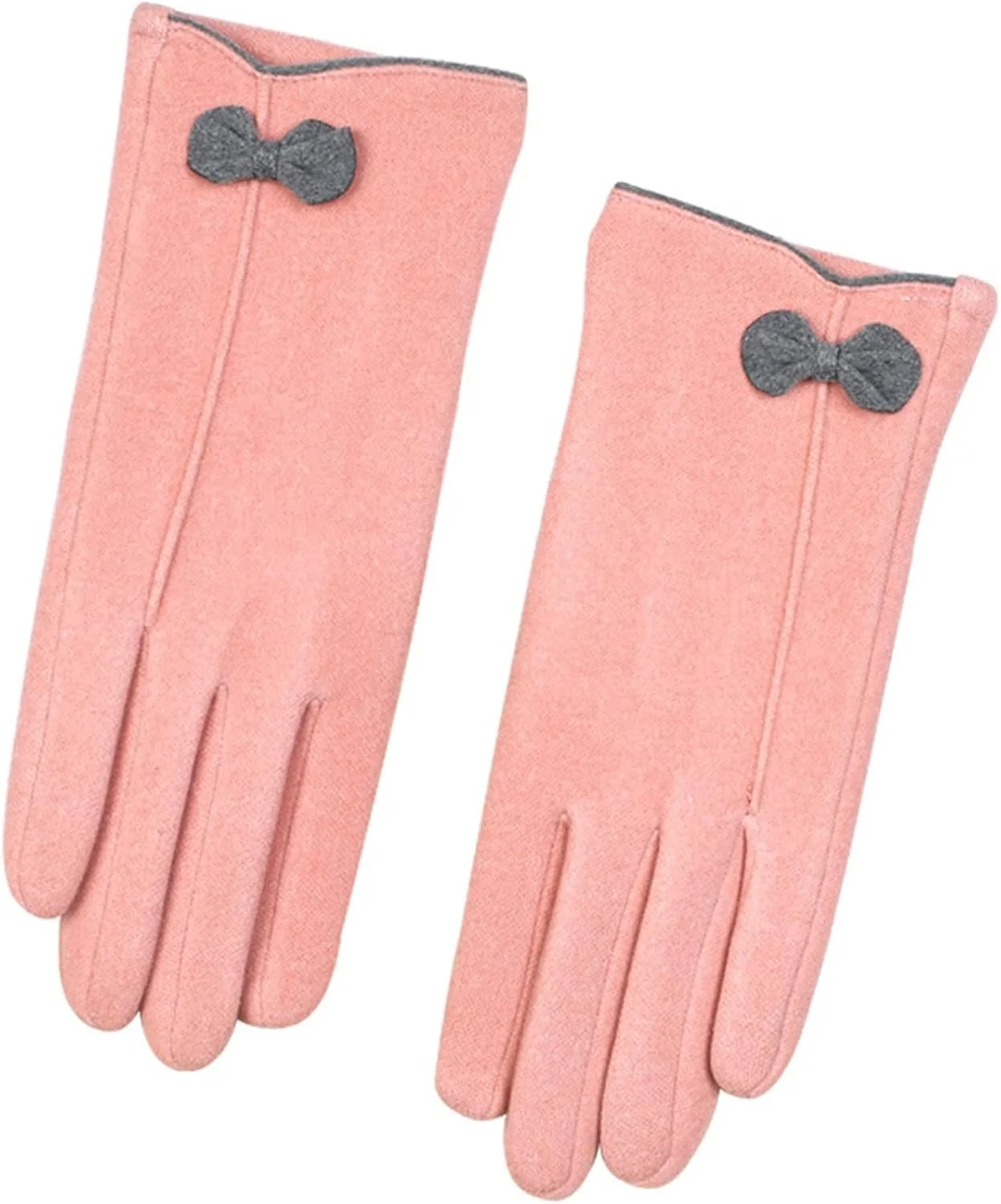 دستکش زنانه YWLETO دستکش های پاییزی و زمستانی سواری، دستکش های ضد سرما با روکش مخملی و قابلیت استفاده از صفحه لمسی برای زنان
