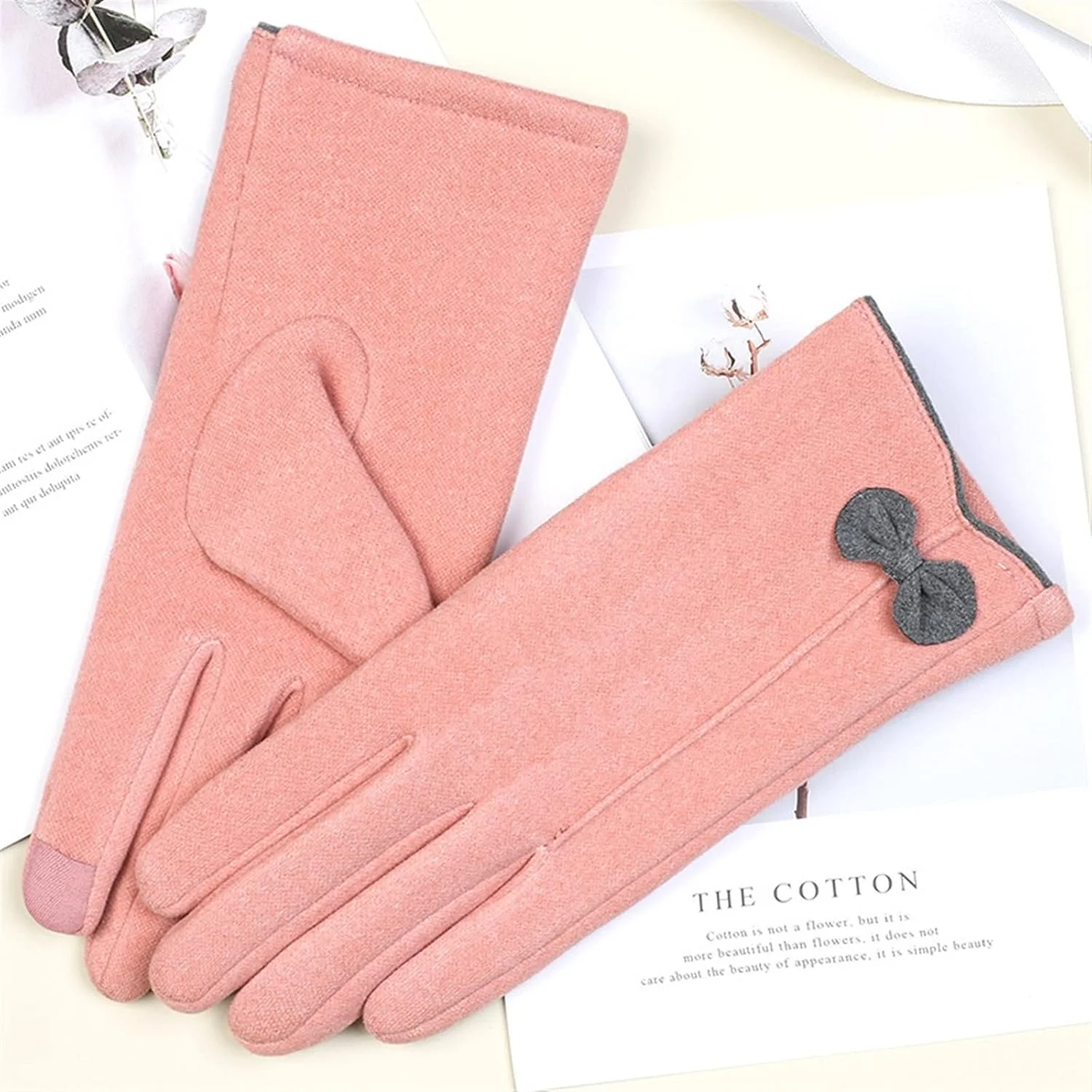 دستکش زنانه YWLETO دستکش های پاییزی و زمستانی سواری، دستکش های ضد سرما با روکش مخملی و قابلیت استفاده از صفحه لمسی برای زنان دستکش زنانه YWLETO دستکش های پاییزی و زمستانی سواری، دستکش های ضد سرما با روکش مخملی و قابلیت استفاده از صفحه لمسی برای زنان
