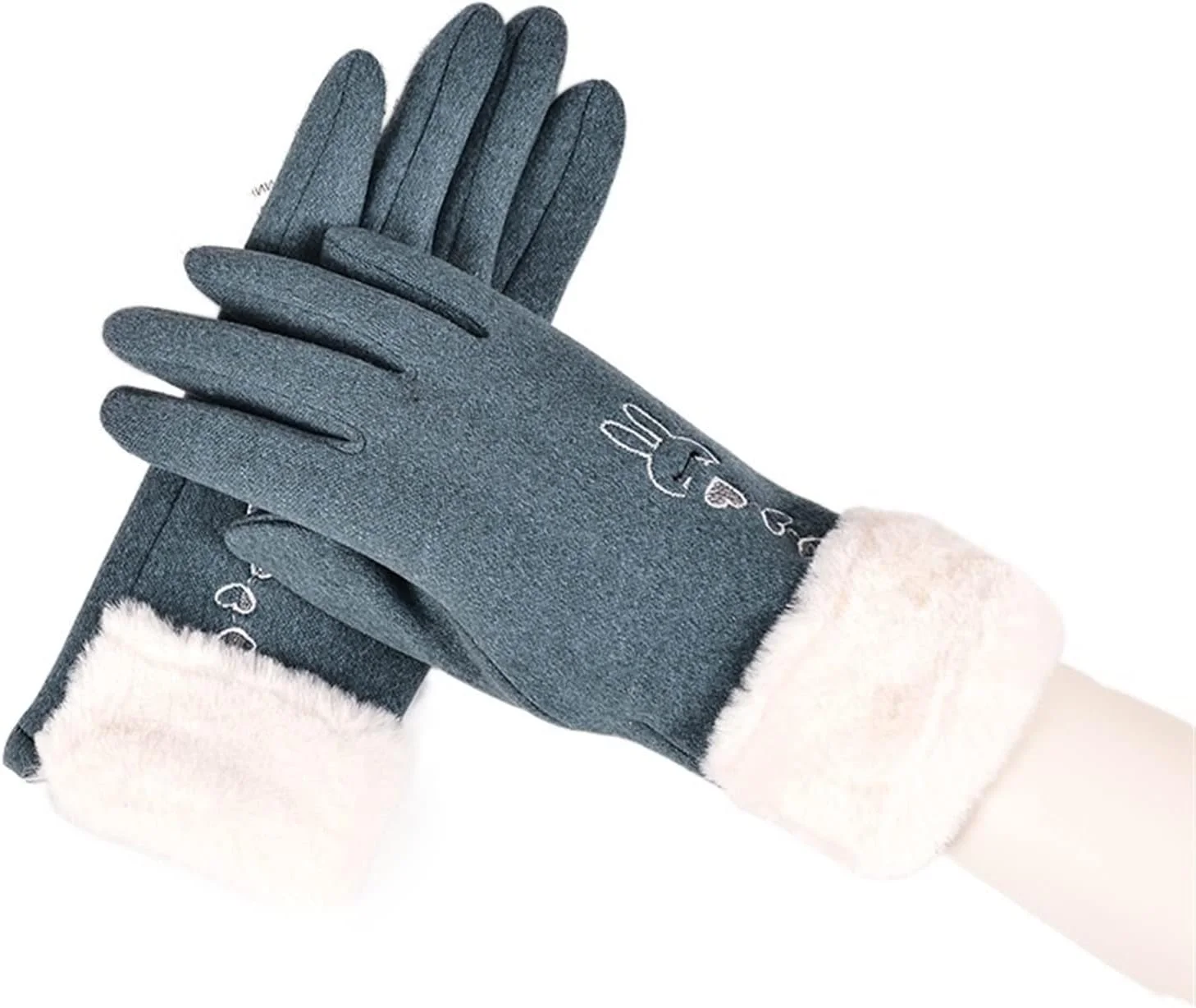 دستکش های زمستانی YWLETO دستکش های گرم و نرم دستکش های صفحه لمسی رانندگی و سواری دستکش های زنانه