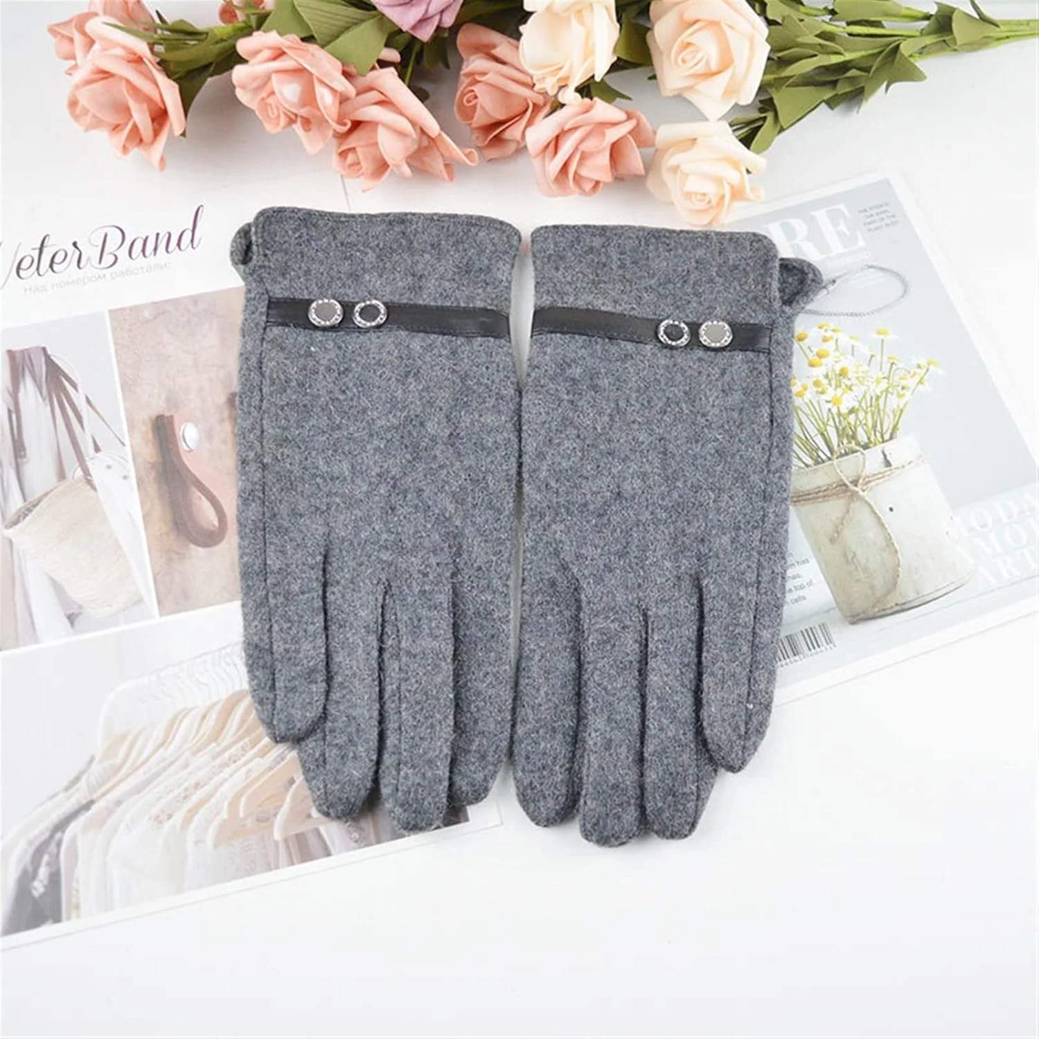 دستکش های زمستانی YWLETO دستکش های گرم و مخملی زیبا دستکش های صفحه لمسی دوچرخه سواری برای زنان دستکش های زمستانی YWLETO دستکش های گرم و مخملی زیبا دستکش های صفحه لمسی دوچرخه سواری برای زنان