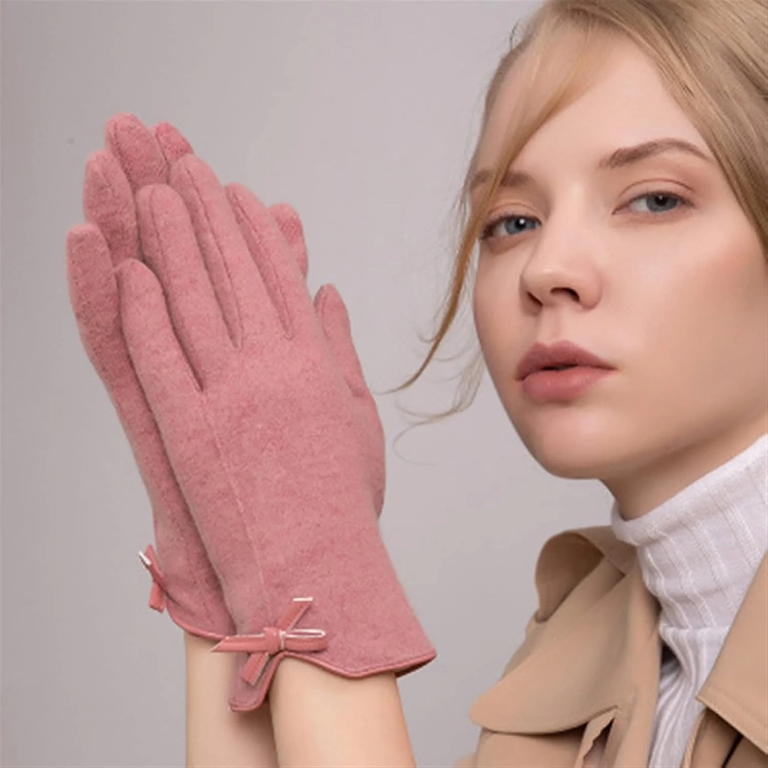 دستکش های زمستانی زنانه YWLETO، دستکش های پنبه ای گرم و راحت مناسب برای سوارکاری