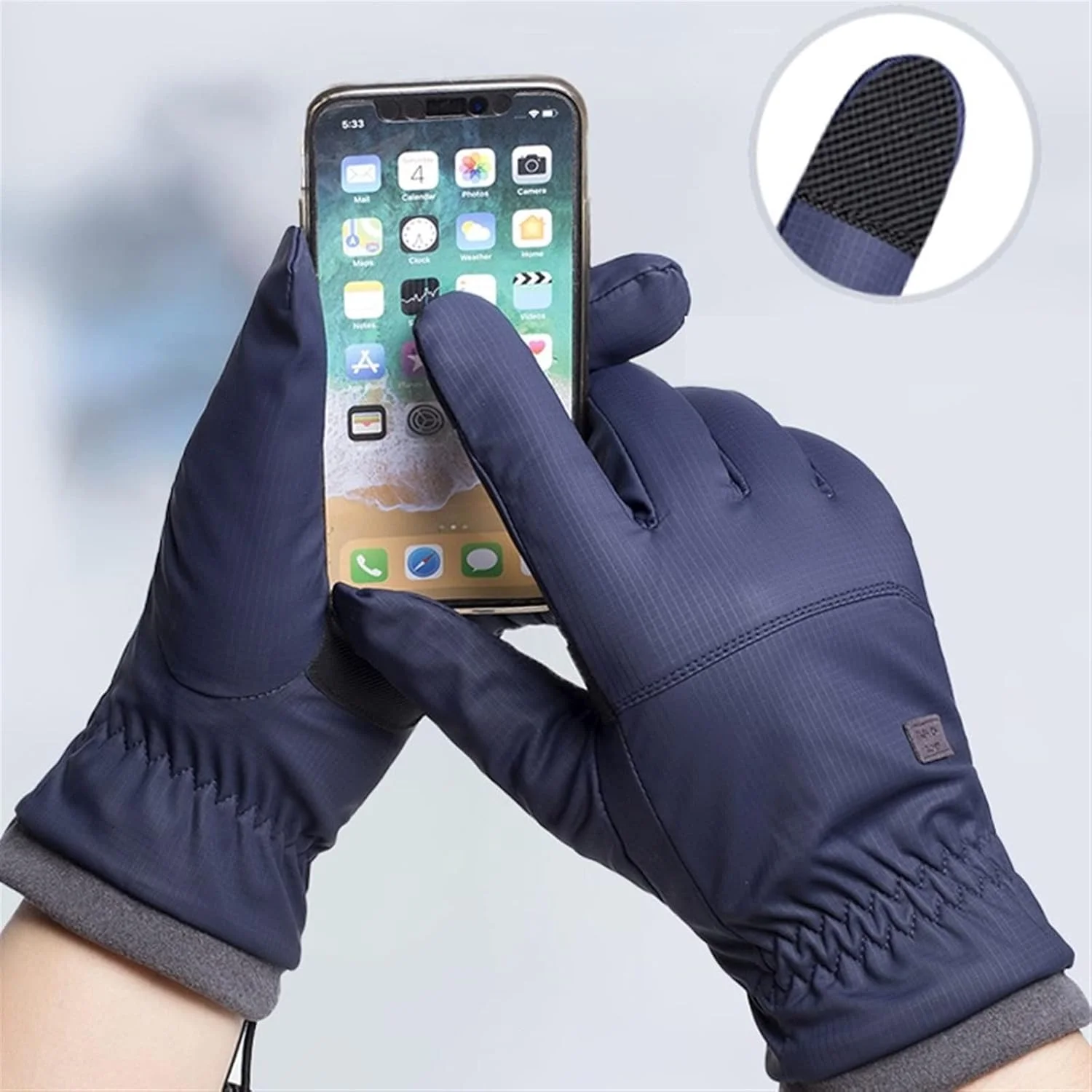 دستکش های پشمی ضد باد YWLETO مناسب آقایان و بانوان، دستکش های زمستانی برای اسکی و کوهنوردی