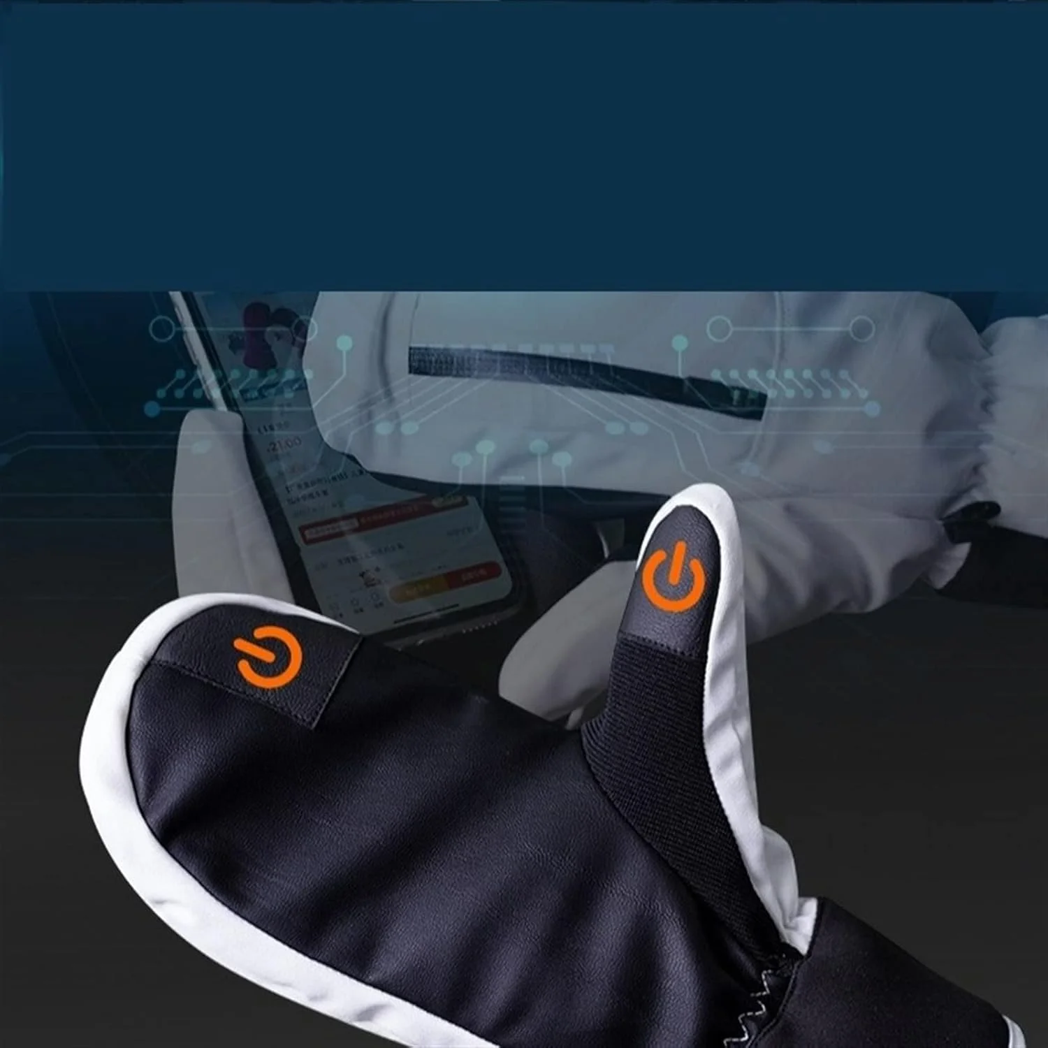 دستکش اسکی YWLETO ضد آب با قابلیت لمس صفحه نمایش، پنج انگشتی گرم زنانه دستکش اسکی YWLETO ضد آب با قابلیت لمس صفحه نمایش، پنج انگشتی گرم زنانه