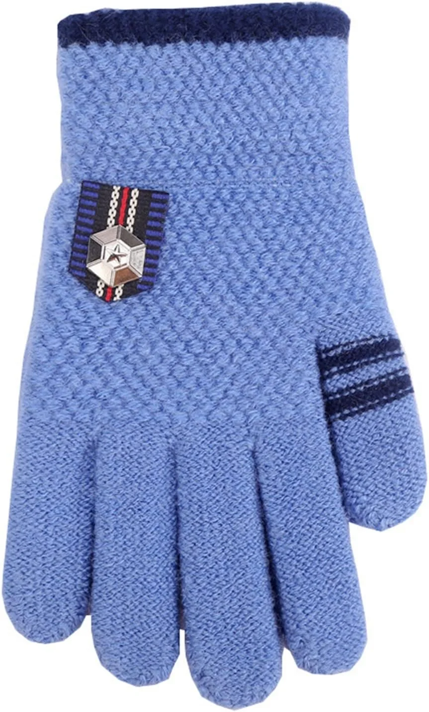 دستکش های زمستانی YWLETO پنج انگشتی مخملی ضخیم دستکش های گرم دانشجویی دخترانه
