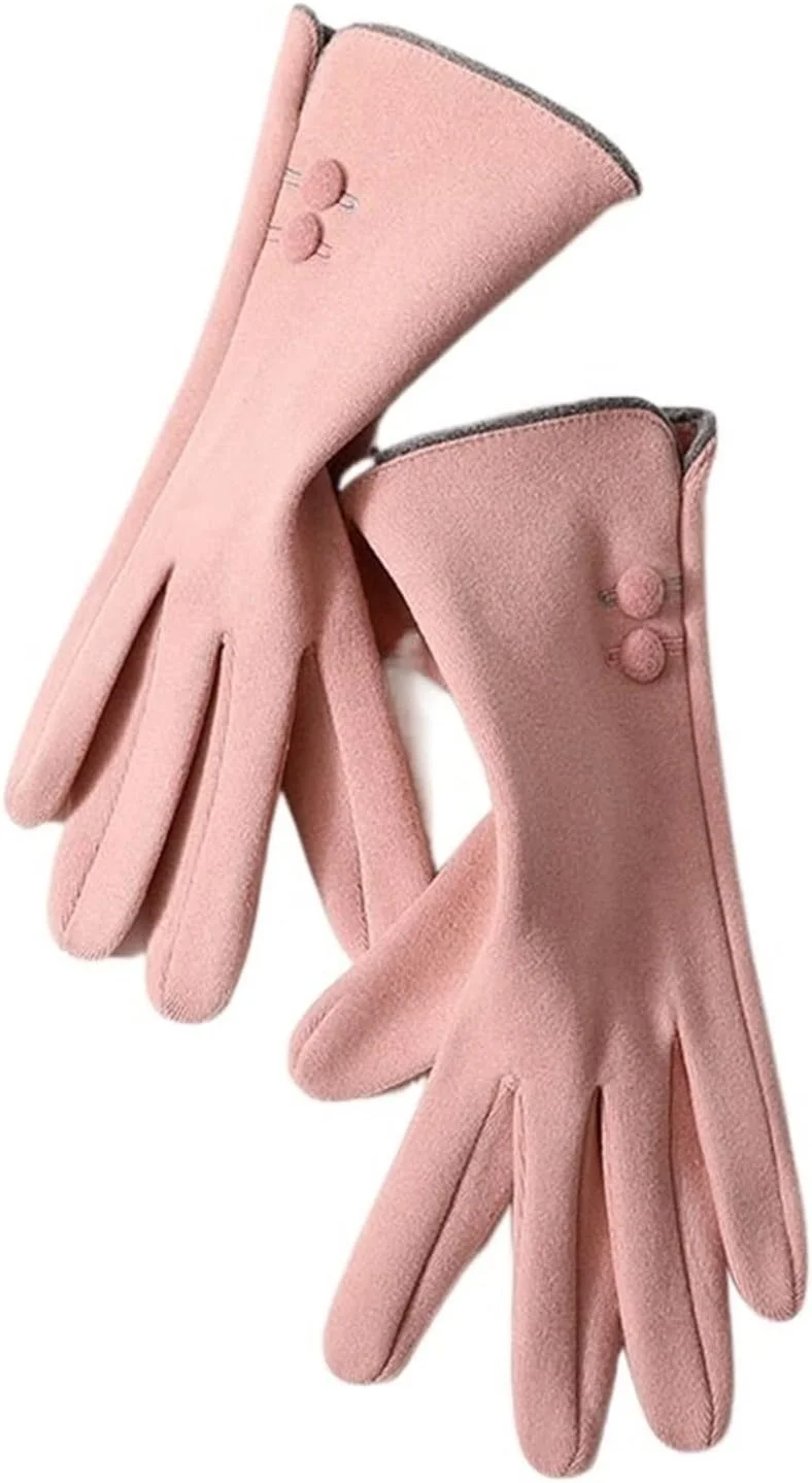 دستکش های گرم YWLETO زنانه مناسب ورزش های زمستانی، رانندگی، دستکش های ضخیم تاچ اسکرین