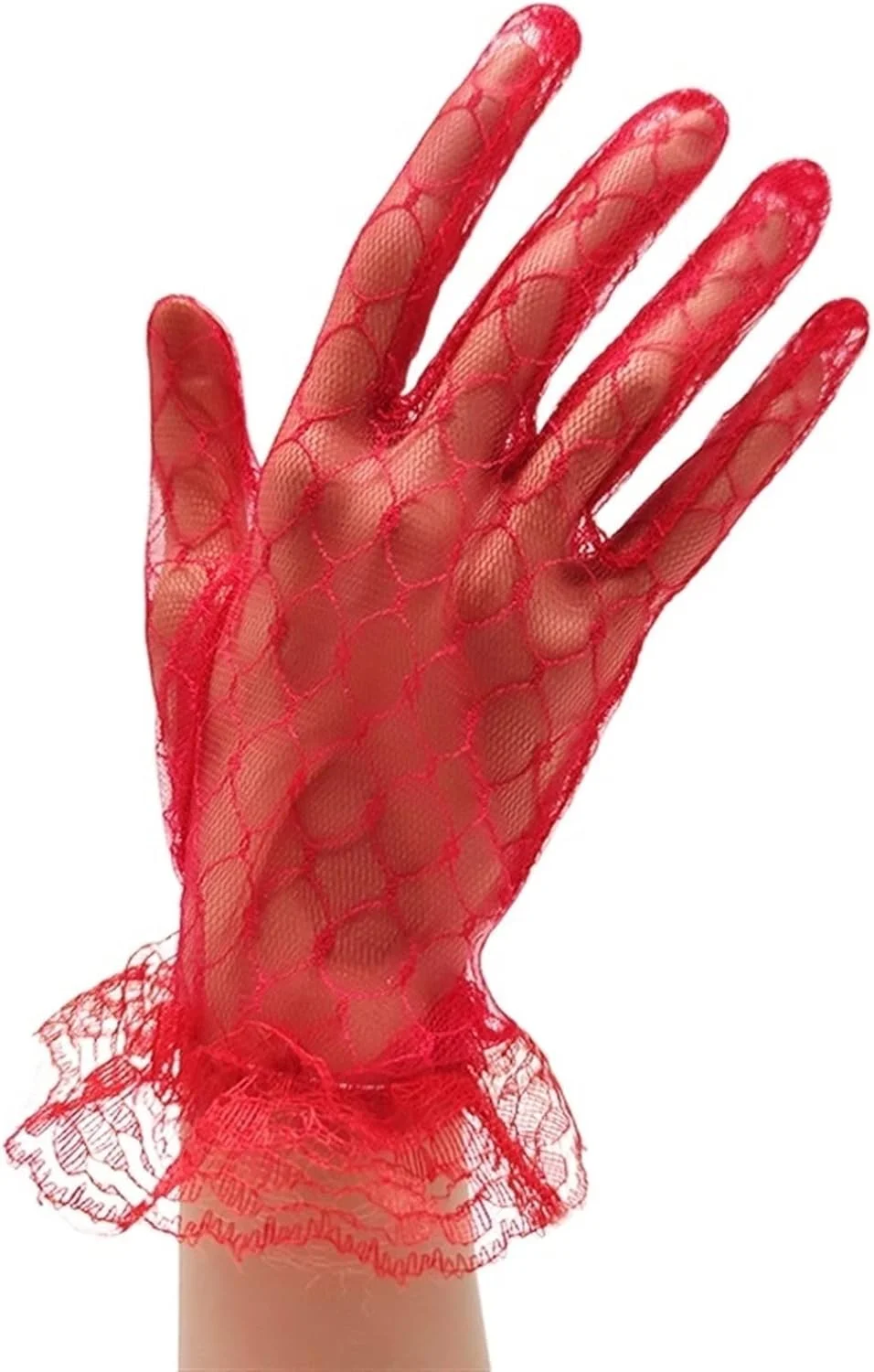 YWLETO Gloves Short Mesh Summer Women's Dress Gloves Mittens for Women