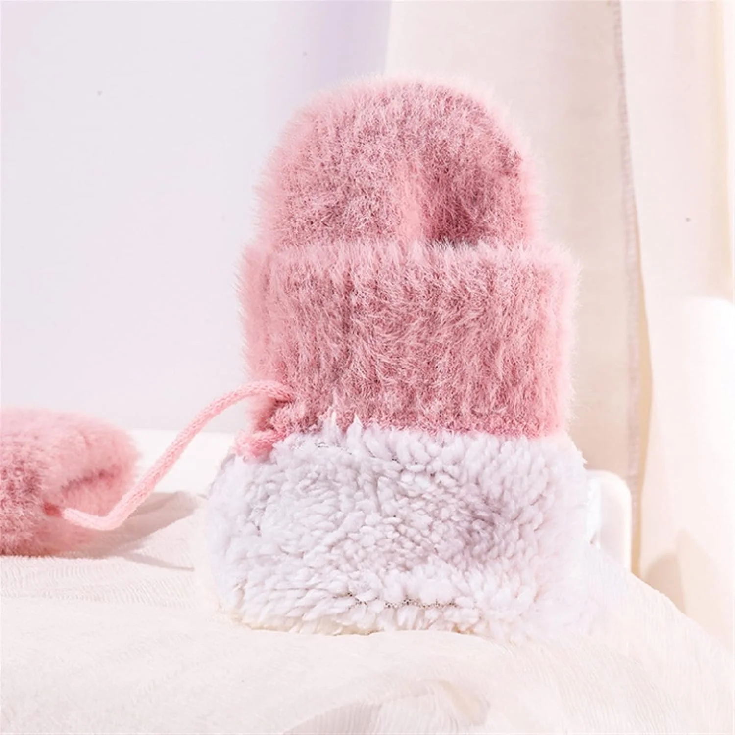 دستکش های YWLETO، زمستانی زنانه، ضخیم، گرم، دولایه، مخمل خواب دار، زیبا، تمام انگشتی، دستکش های دوچرخه سواری مردانه و زنانه برای زنان دستکش های YWLETO، زمستانی زنانه، ضخیم، گرم، دولایه، مخمل خواب دار، زیبا، تمام انگشتی، دستکش های دوچرخه سواری مردانه و زنانه برای زنان