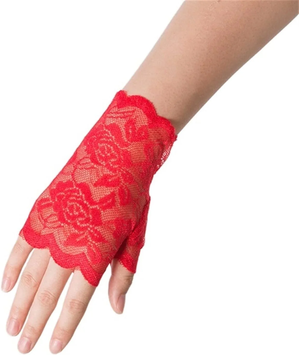 دستکش های کوتاه YWLETO طرح گل مناسب مهمانی زنانه دستکش های کوتاه YWLETO طرح گل مناسب مهمانی زنانه