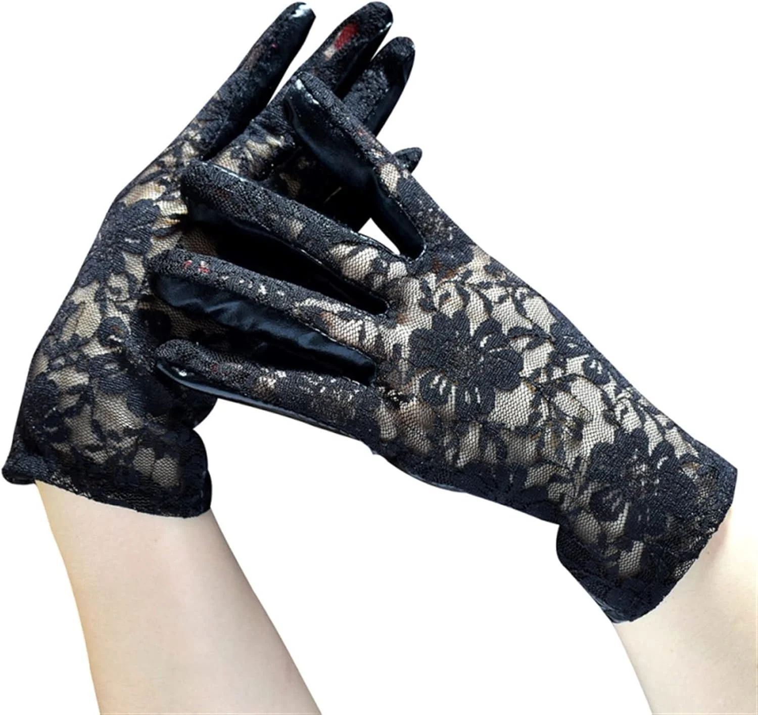 دستکش های کوتاه YWLETO زنانه مناسب لباس های محافظ آفتاب تابستانی