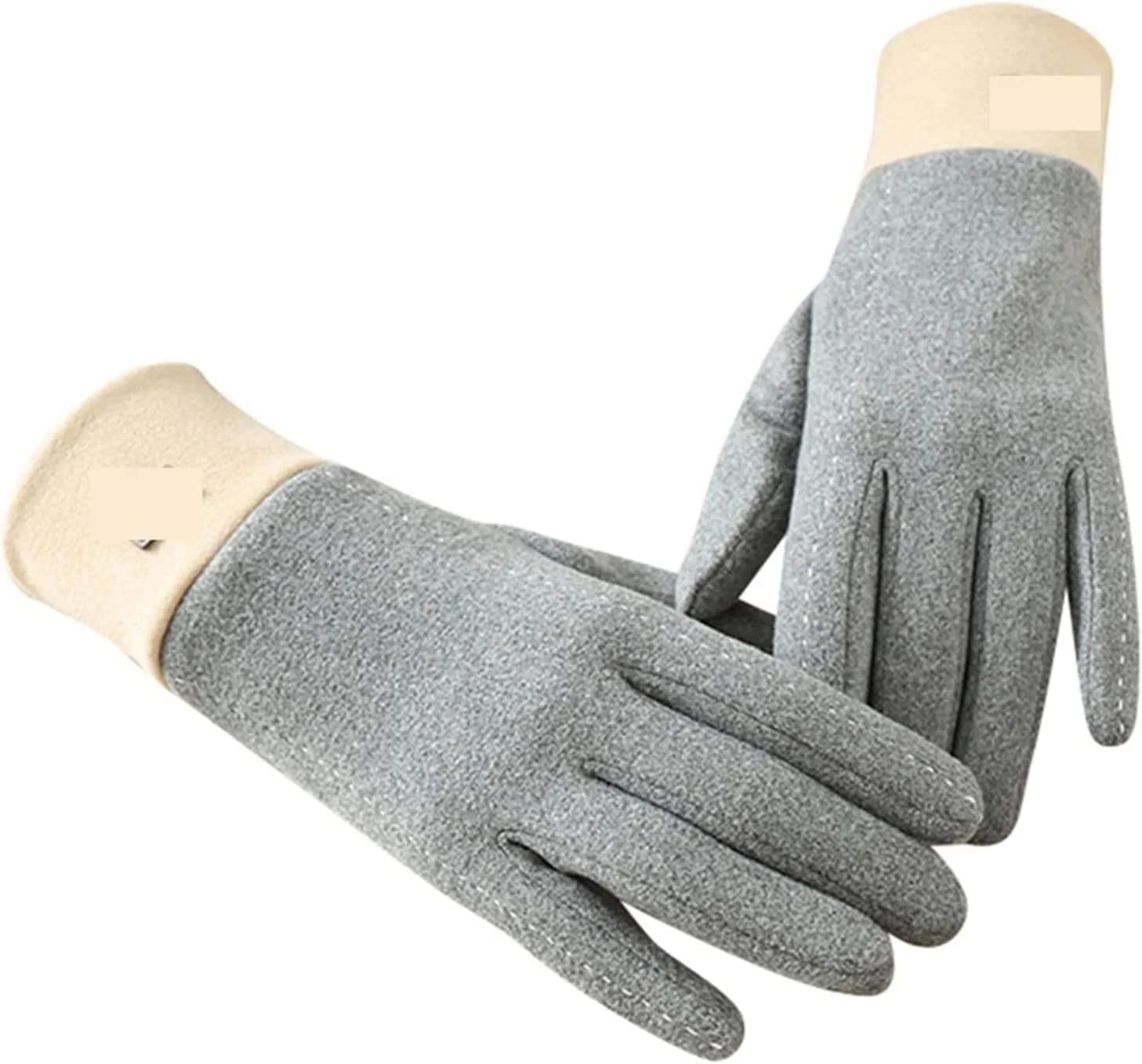 دستکش های زنانه YWLETO مخملی گرم و مقاوم در برابر سرما دستکش های رانندگی صفحه لمسی زیبا برای زنان