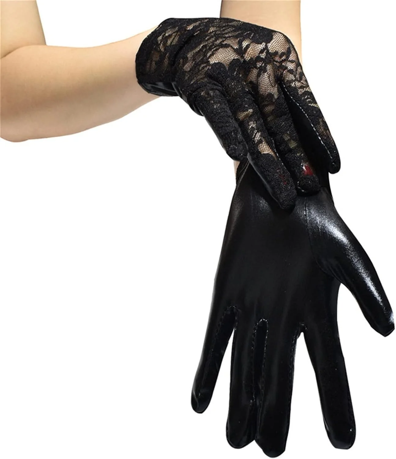 دستکش های کوتاه YWLETO زنانه مناسب لباس های محافظ آفتاب تابستانی