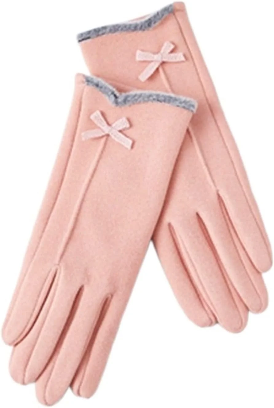 دستکش های انگشتی بلند YWLETO دستکش های گرم زنانه انگشت کامل صفحه لمسی در فضای باز ضد سرما دستکش های رانندگی در پاییز و زمستان دستکش برای زنان