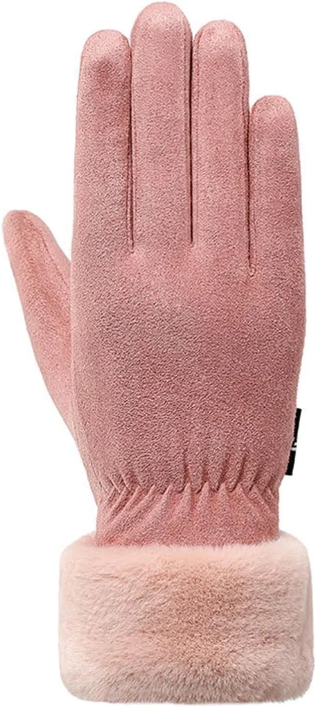 دستکش های زنانه YWLETO دستکش های گرم و نرم صفحه لمسی در پاییز و زمستان دستکش های دوچرخه سواری در فضای باز دستکش های زنانه