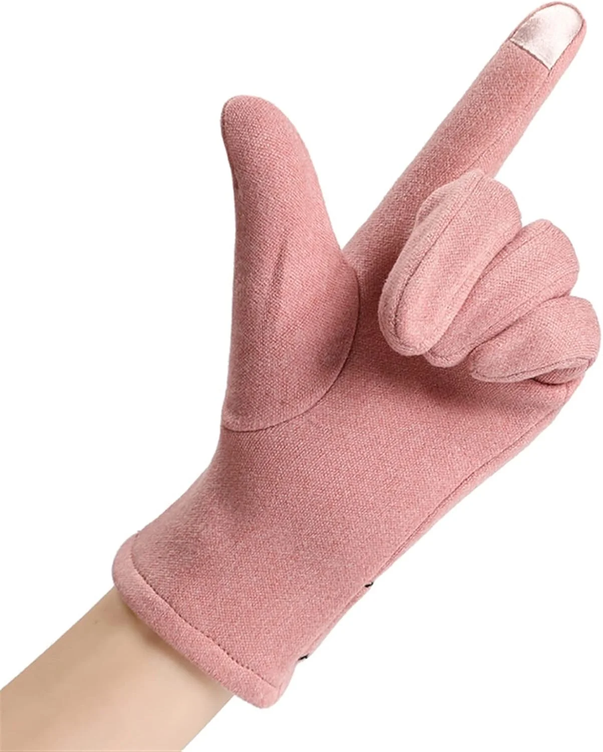 دستکش های زنانه YWLETO مناسب پاییز و زمستان، مخملی، گرم، دوست داشتنی، ضخیم، کشسان، ضد سرما، دارای قابلیت استفاده از صفحه لمسی برای رانندگی و موتورسواری