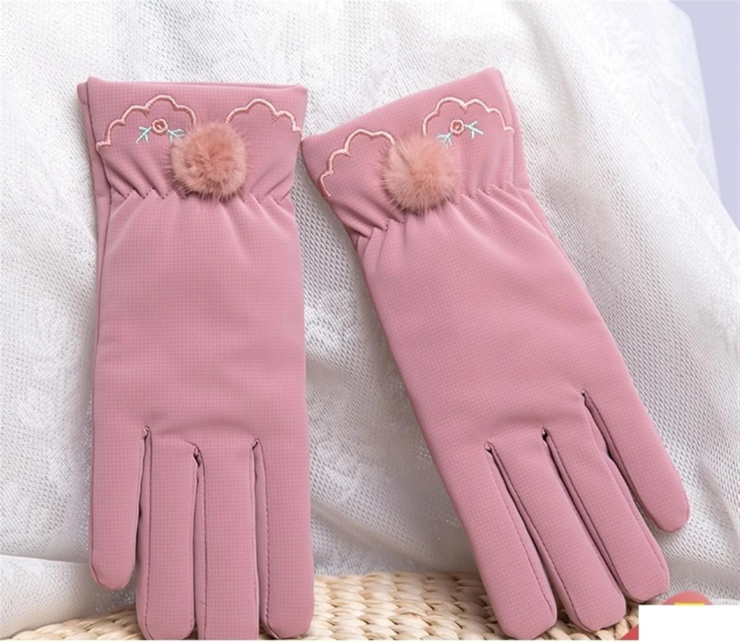 دستکش های گرم YWLETO مناسب پاییز و زمستان، مقاوم در برابر سرما، دستکش های نرم زنانه، مناسب کار با صفحه لمسی