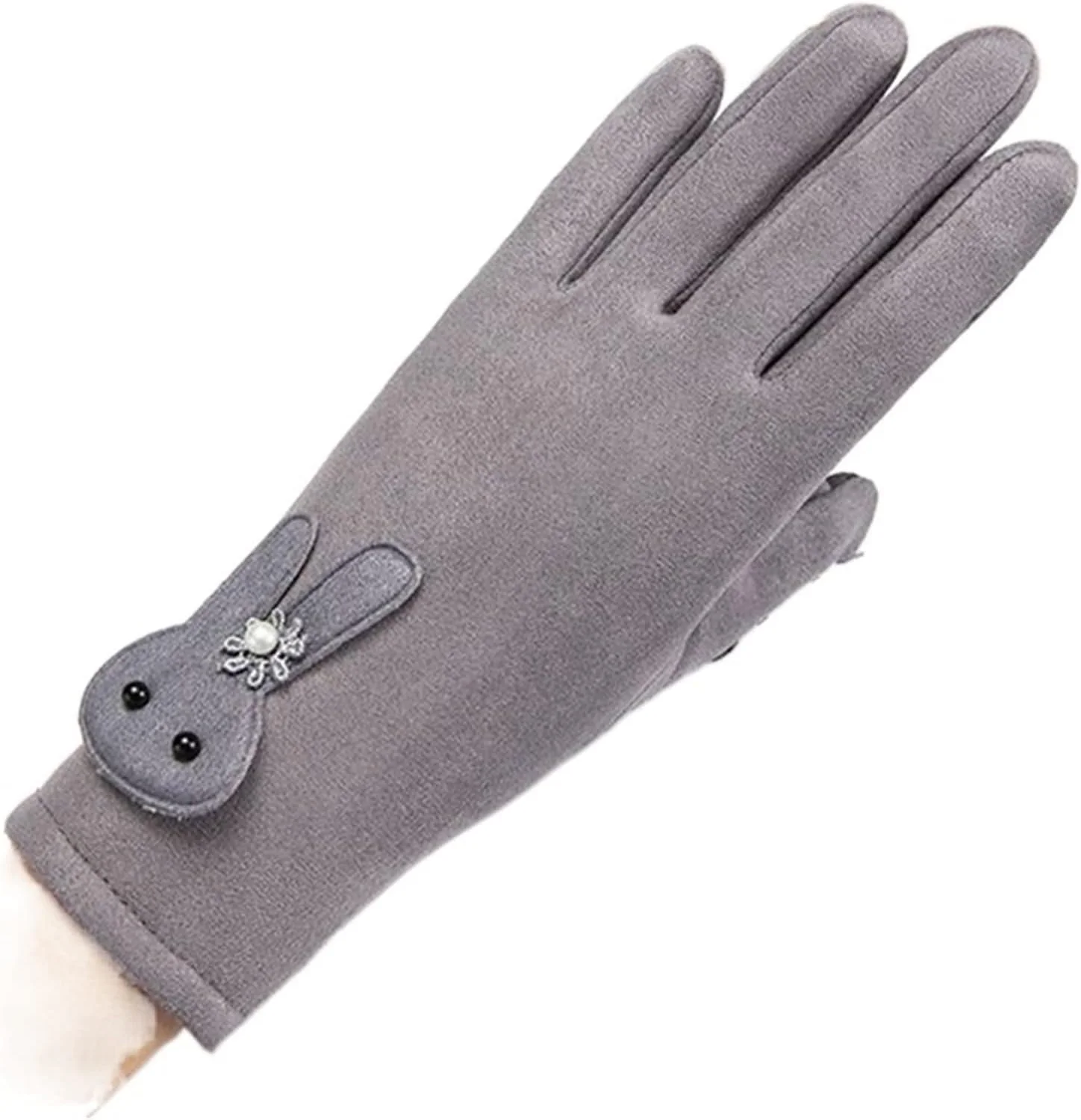 دستکش های زنانه YWLETO پاییز و زمستان، دستکش های انگشتی کامل و فانتزی دانشجویی