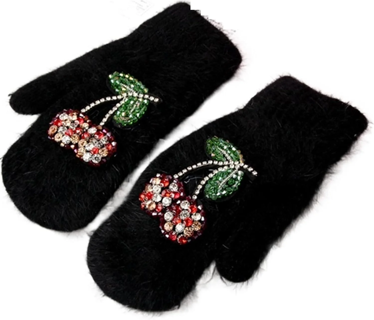 دستکش زنانه YWLETO، دستکش های گرم و ضخیم دولایه، مناسب برای دانشجویان