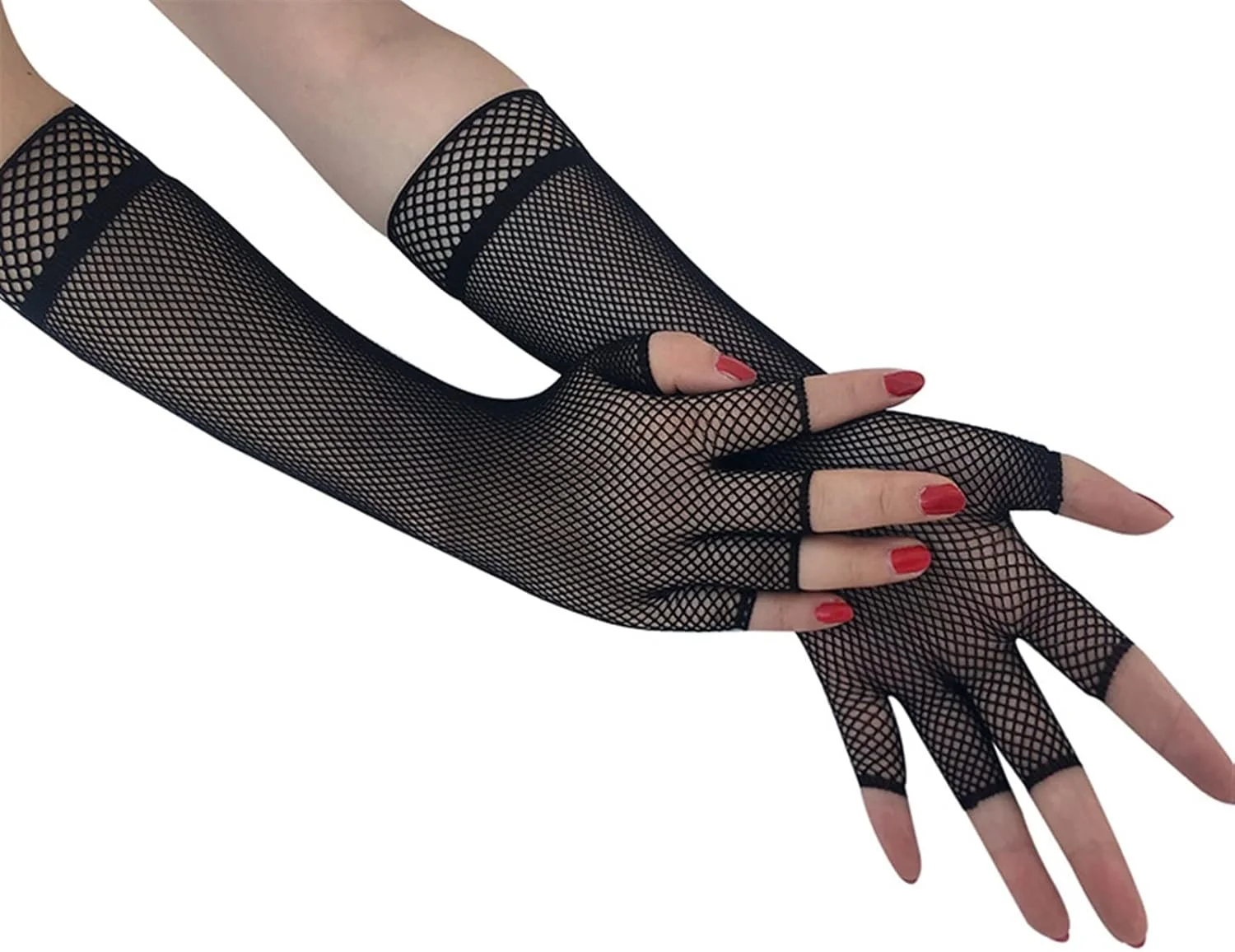 دستکش های توری نیم انگشتی YWLETO مناسب ماهیگیری، اجرای صحنه، ضد آفتاب و استفاده از صفحه لمسی برای بانوان