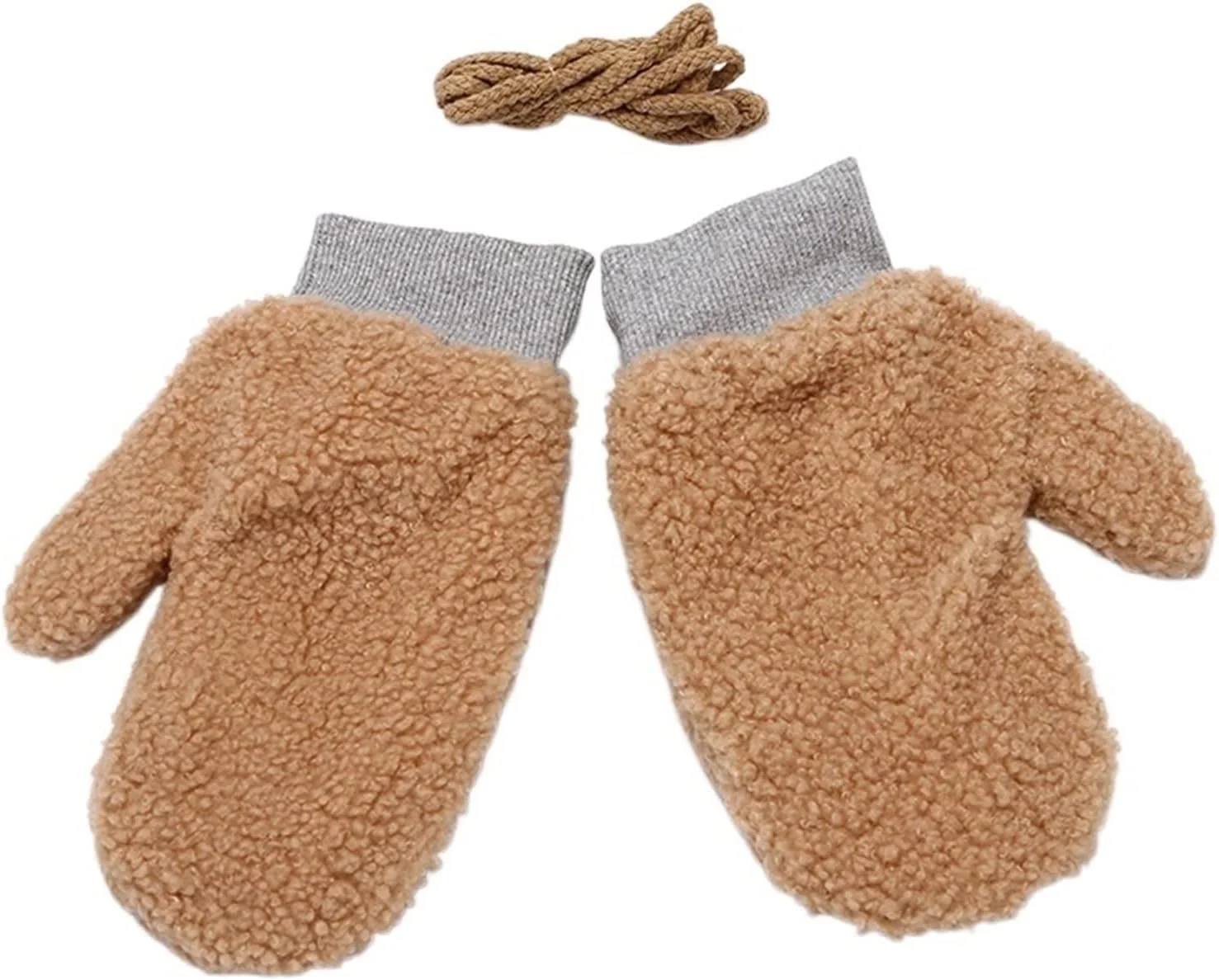 دستکش های دو انگشتی YWLETO، دستکش های زمستانی زنانه، مخملی، دستکش های ضخیم دوچرخه سواری، دستکش های ضد سرما و گرم زنانه