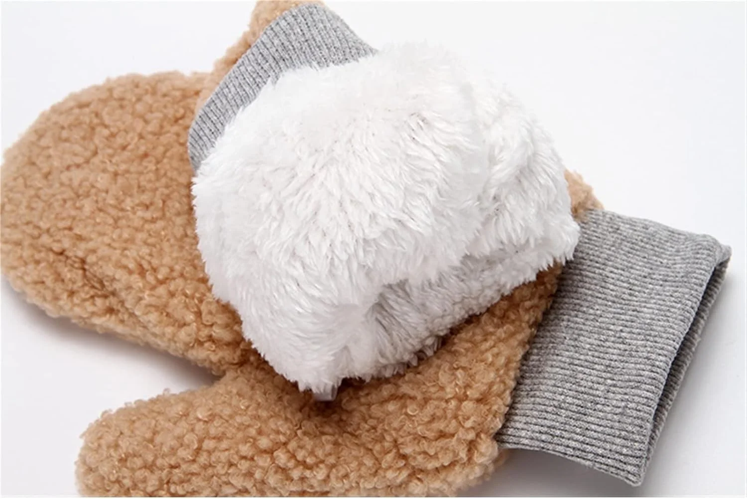 دستکش های دو انگشتی YWLETO، دستکش های زمستانی زنانه، مخملی، دستکش های ضخیم دوچرخه سواری، دستکش های ضد سرما و گرم زنانه