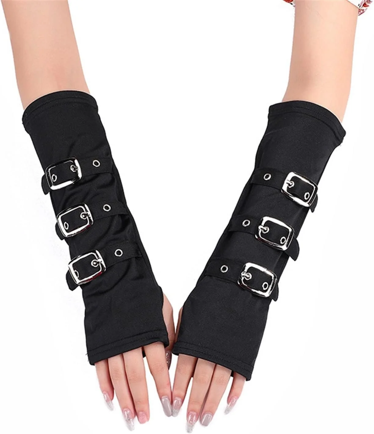 دستکش انگشتی YWLETO زنانه مشکی مناسب مهمانی و ضد آفتاب دستکش انگشتی YWLETO زنانه مشکی مناسب مهمانی و ضد آفتاب