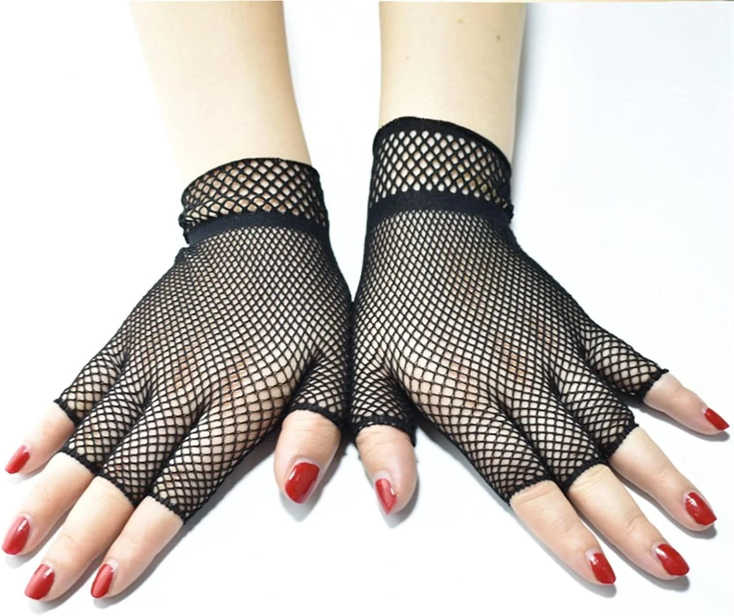 دستکش های کوتاه توری ماهیگیری نیم انگشتی YWLETO، دستکش های مجلسی تابستانی زنانه