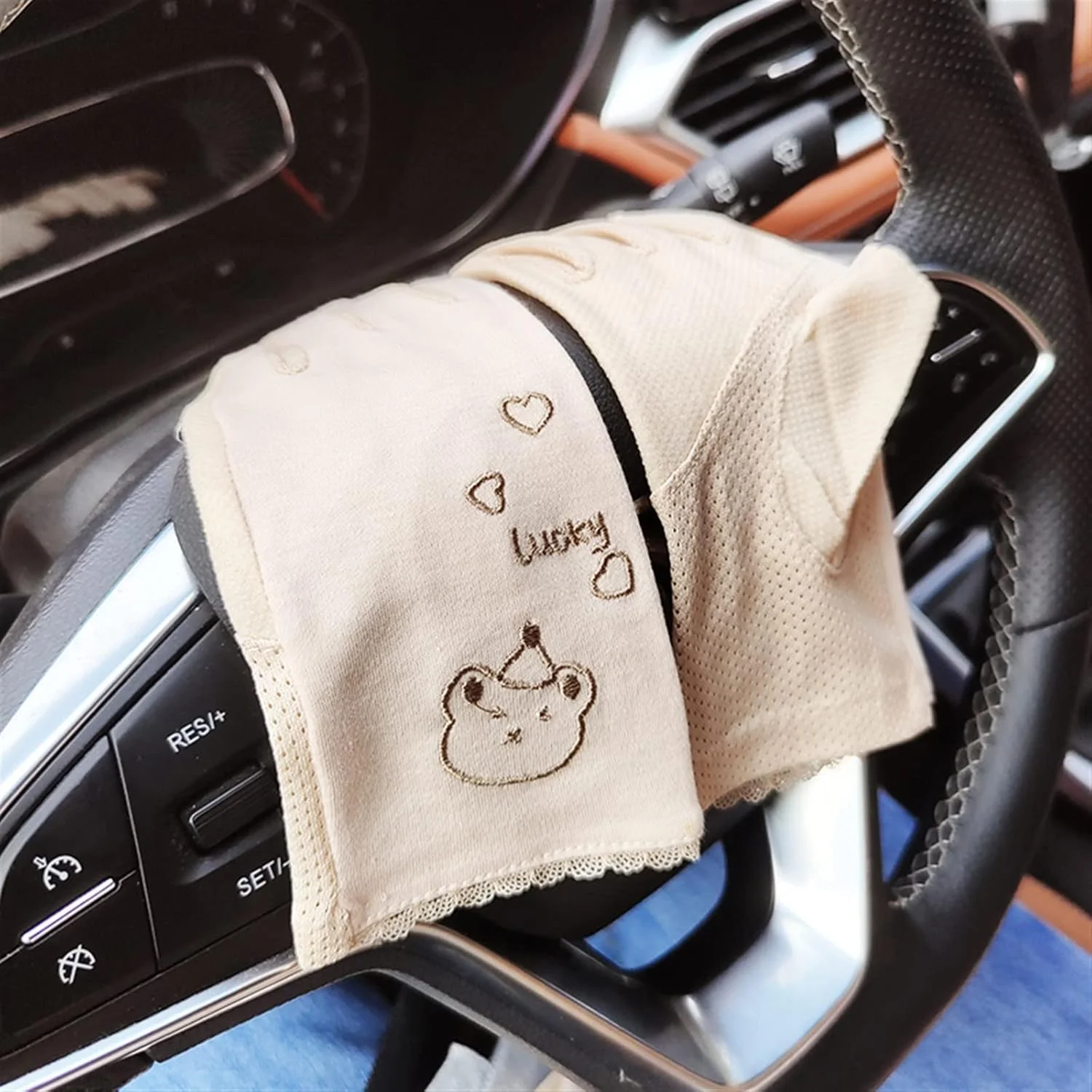 دستکش های نیم انگشتی زنانه YWLETO، ضد لغزش، ضد آفتاب، مناسب فصل بهار و تابستان