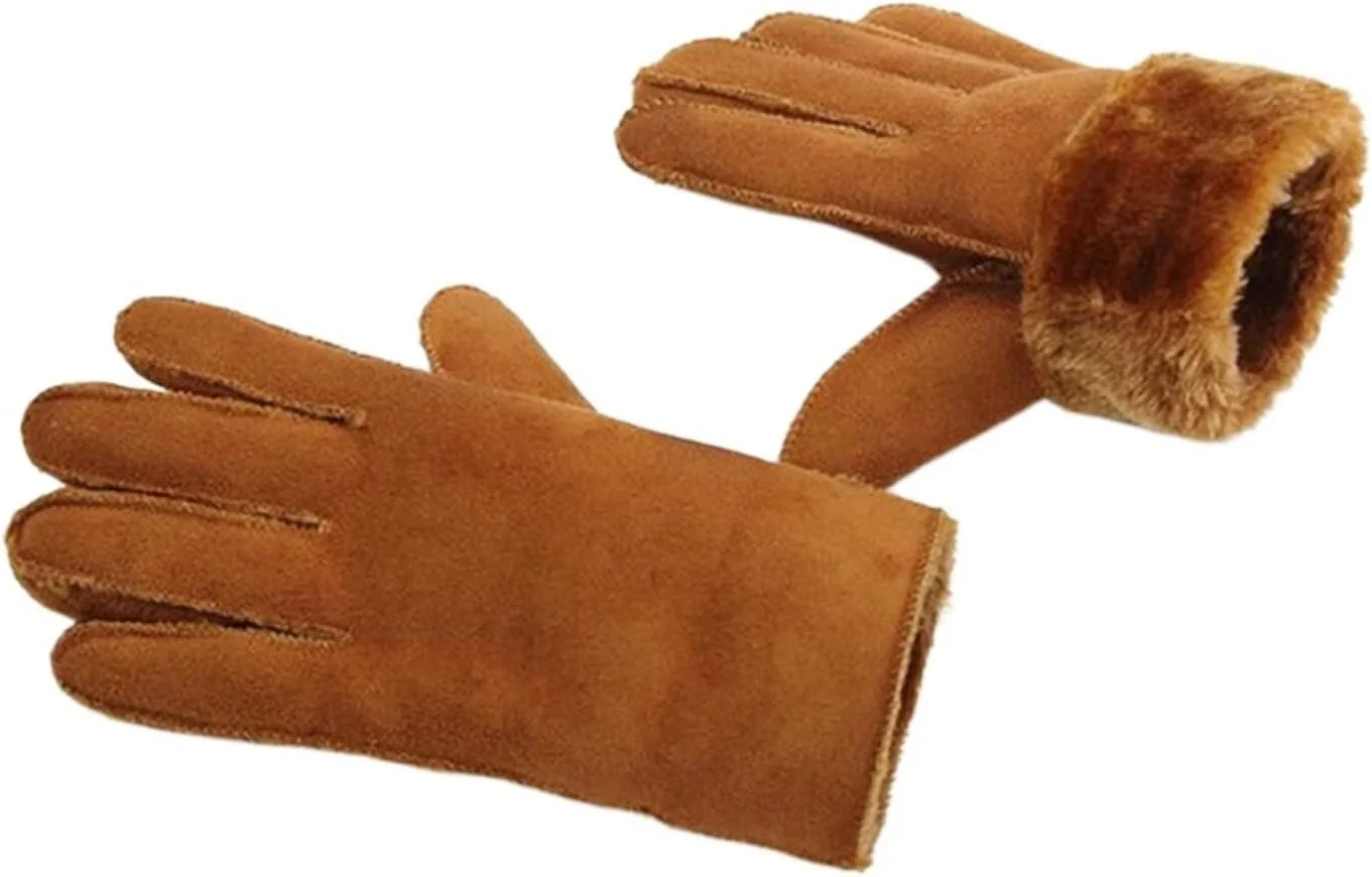 دستکش مردانه و زنانه YWLETO، مناسب دوچرخه سواری برقی، گرم در زمستان، دستکش های مخملی و ضخیم زنانه