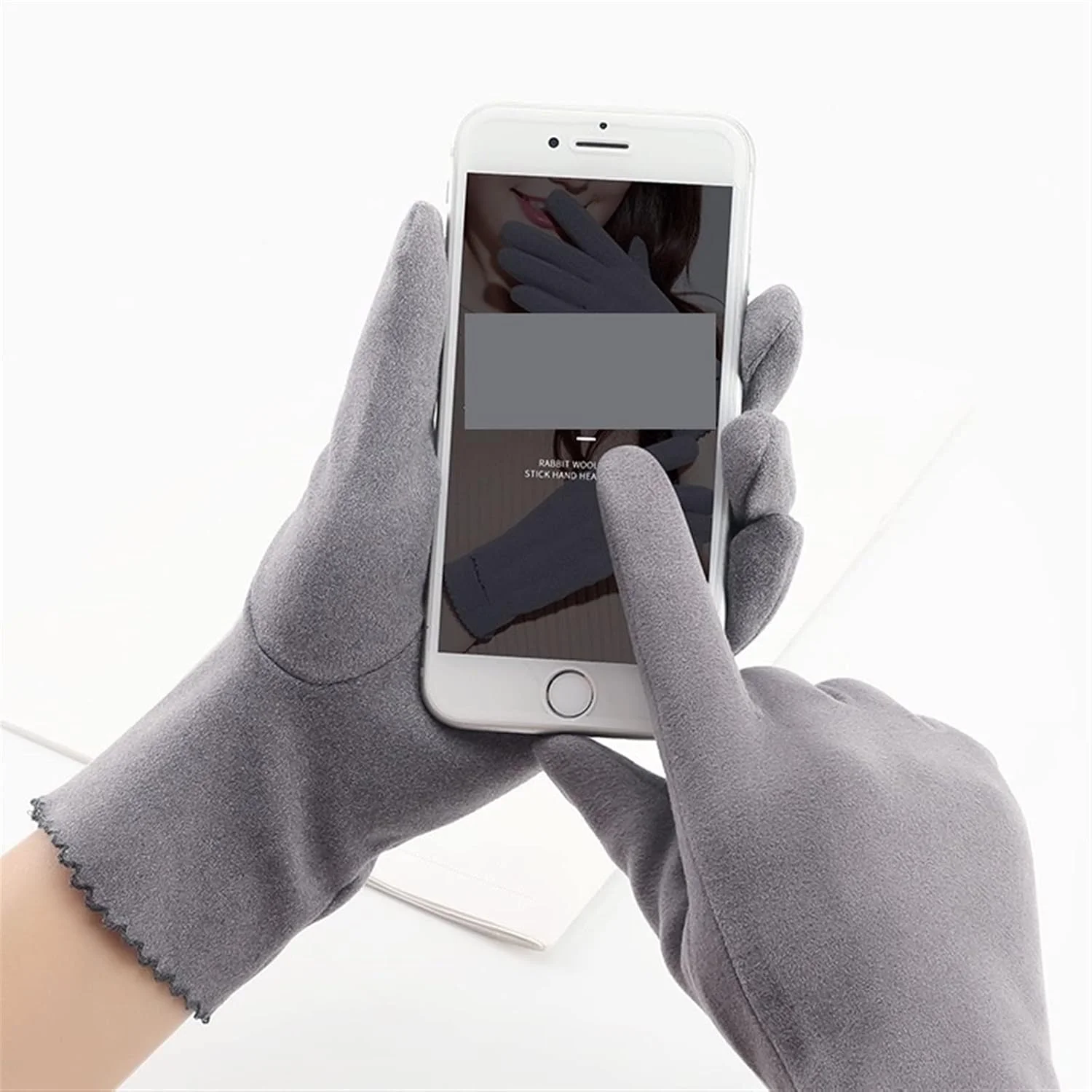 دستکش های زمستانی زنانه YWLETO مناسب فعالیت های خارج از منزل، دارای قابلیت استفاده از صفحه لمسی، کشسانی بالا، نرم، ضد باد، مقاوم در برابر سرما، دستکش های ضخیم و گرم زنانه