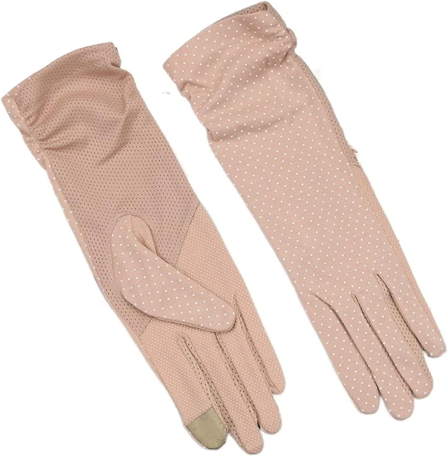 دستکش رانندگی YWLETO نازک ضد لغزش مناسب فصل بهار و تابستان، دستکش نیمه انگشتی زنانه مناسب دوچرخه سواری و استفاده در بهار، پاییز و تابستان