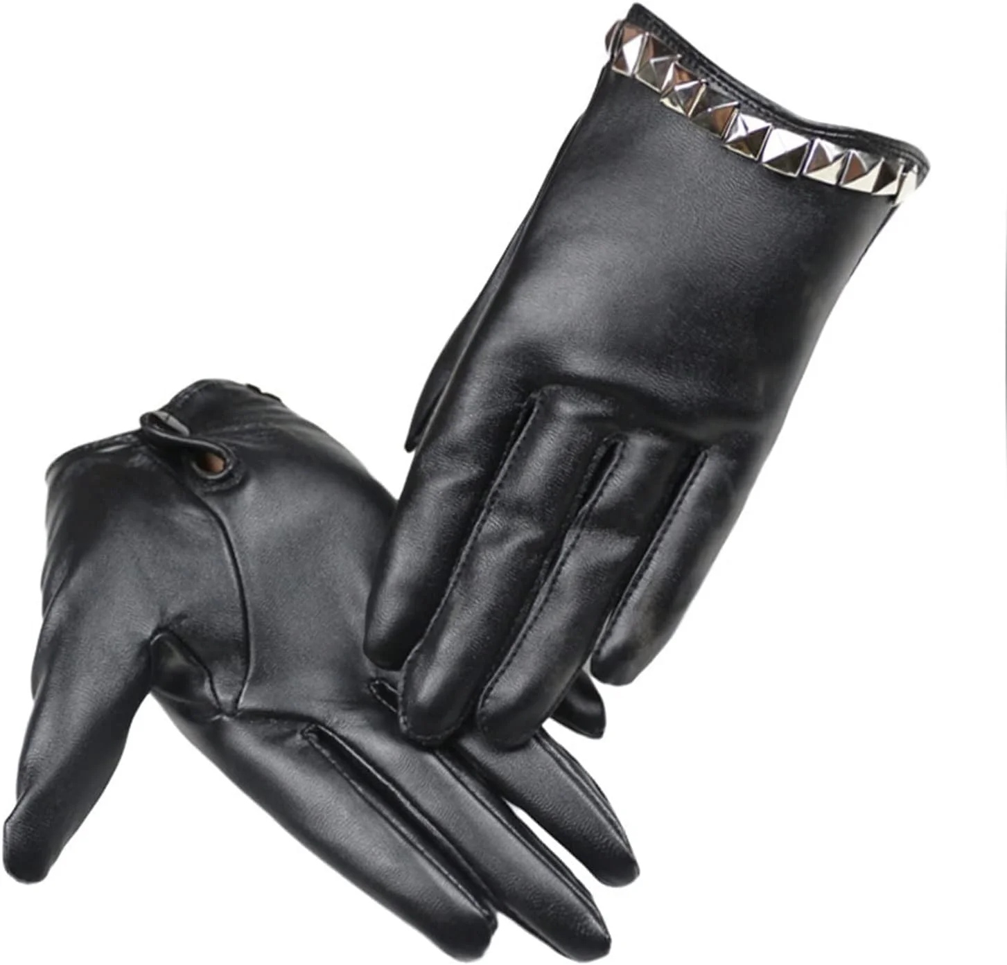 دستکش چرمی رقص YWLETO زنانه، طراحی مرسریزه، دستکش های نرم و راحت زنانه