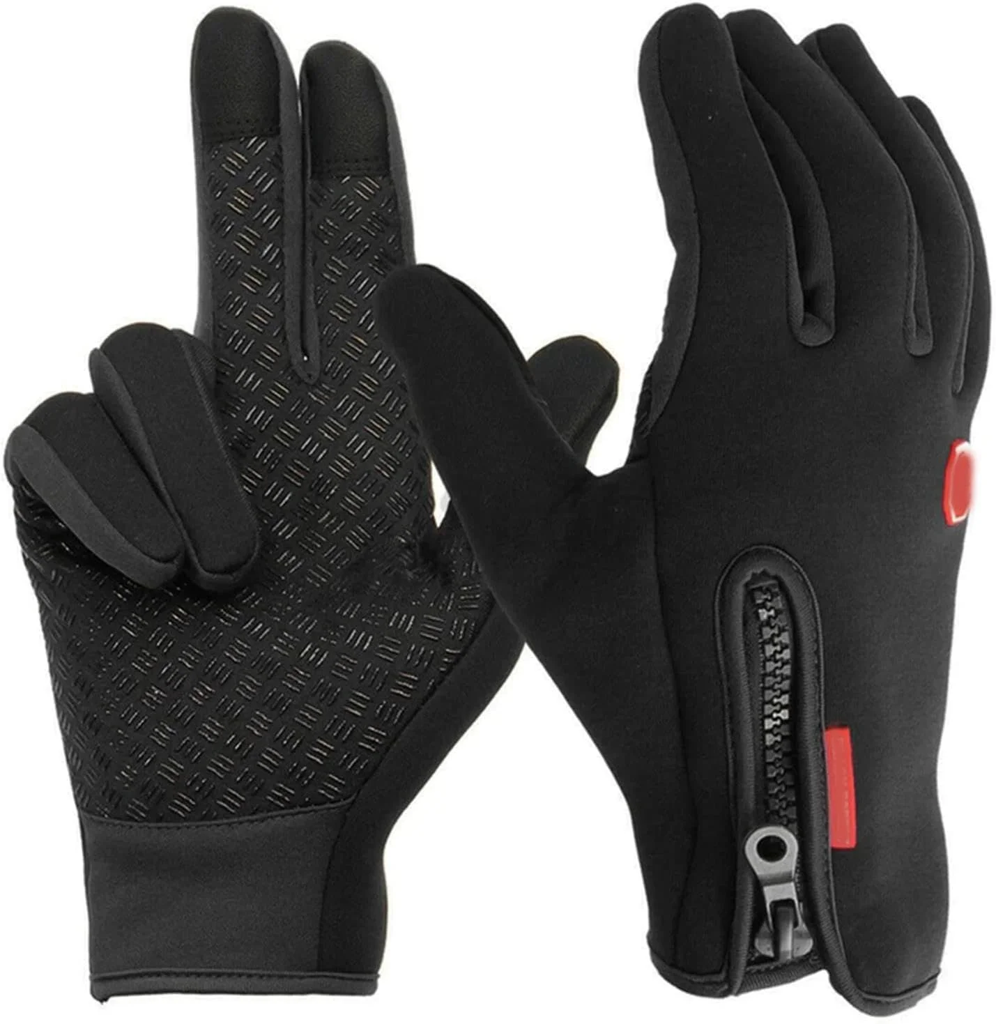 دستکش های گرم تمام انگشتی | دستکش های ضد باد گرم کننده دست، دستکش های ارگونومیک ضد آب با قابلیت لمسی برای پیاده روی، اسنوبورد، اسکی، دوچرخه سواری، ورزش، کار و سورتمه سواری