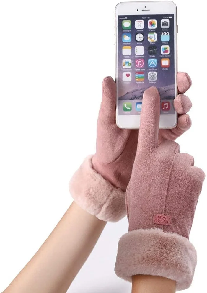 دستکش های لمسی زنانه، دستکش های گرم و ضد باد زمستانی برای رانندگی، دویدن، اسکی و دوچرخه سواری دستکش های لمسی زنانه، دستکش های گرم و ضد باد زمستانی برای رانندگی، دویدن، اسکی و دوچرخه سواری