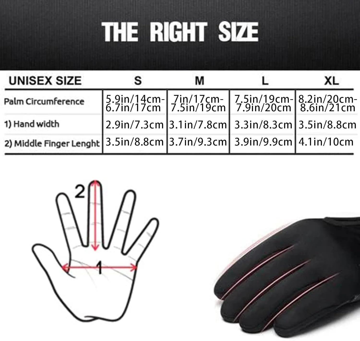 دستکش های گرم تمام انگشتی | دستکش های ضد باد گرم کننده دست، دستکش گرم کننده ارگونومیک ضد آب با قابلیت لمسی برای پیاده روی، اسنوبورد، اسکی، دوچرخه سواری، ورزش، کار و سورتمه سواری دستکش های گرم تمام انگشتی | دستکش های ضد باد گرم کننده دست، دستکش گرم کننده ارگونومیک ضد آب با قابلیت لمسی برای پیاده روی، اسنوبورد، اسکی، دوچرخه سواری، ورزش، کار و سورتمه سواری