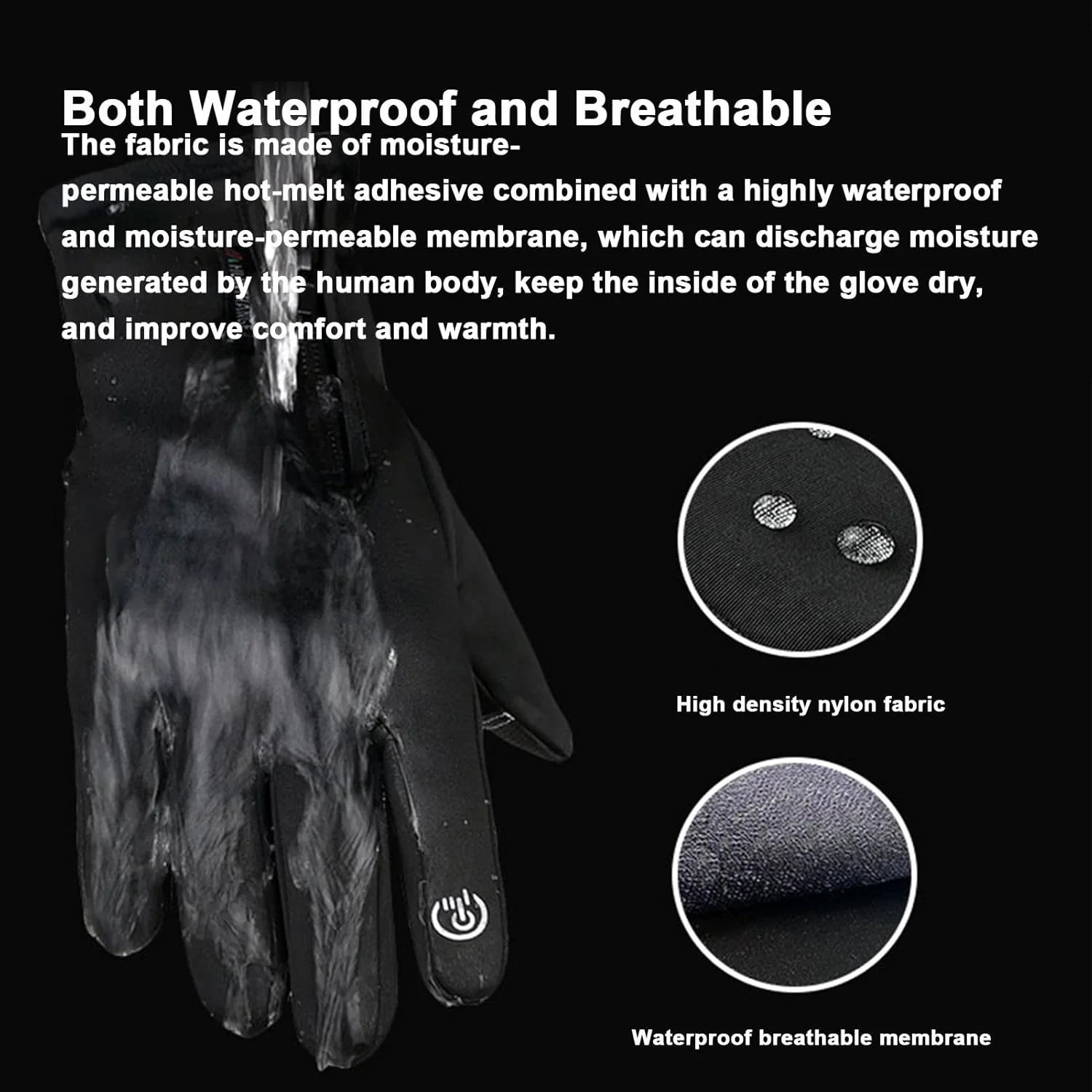 دستکش های گرمایشی، دستکش های لمسی گرم شونده USB قابل شارژ | دستکش های حرارتی زمستانی ضد باد برای مسافرت، کوهنوردی، اسکی در فضای باز، ماهیگیری، دویدن، دوچرخه سواری در هوای سرد دستکش های گرمایشی، دستکش های لمسی گرم شونده USB قابل شارژ | دستکش های حرارتی زمستانی ضد باد برای مسافرت، کوهنوردی، اسکی در فضای باز، ماهیگیری، دویدن، دوچرخه سواری در هوای سرد