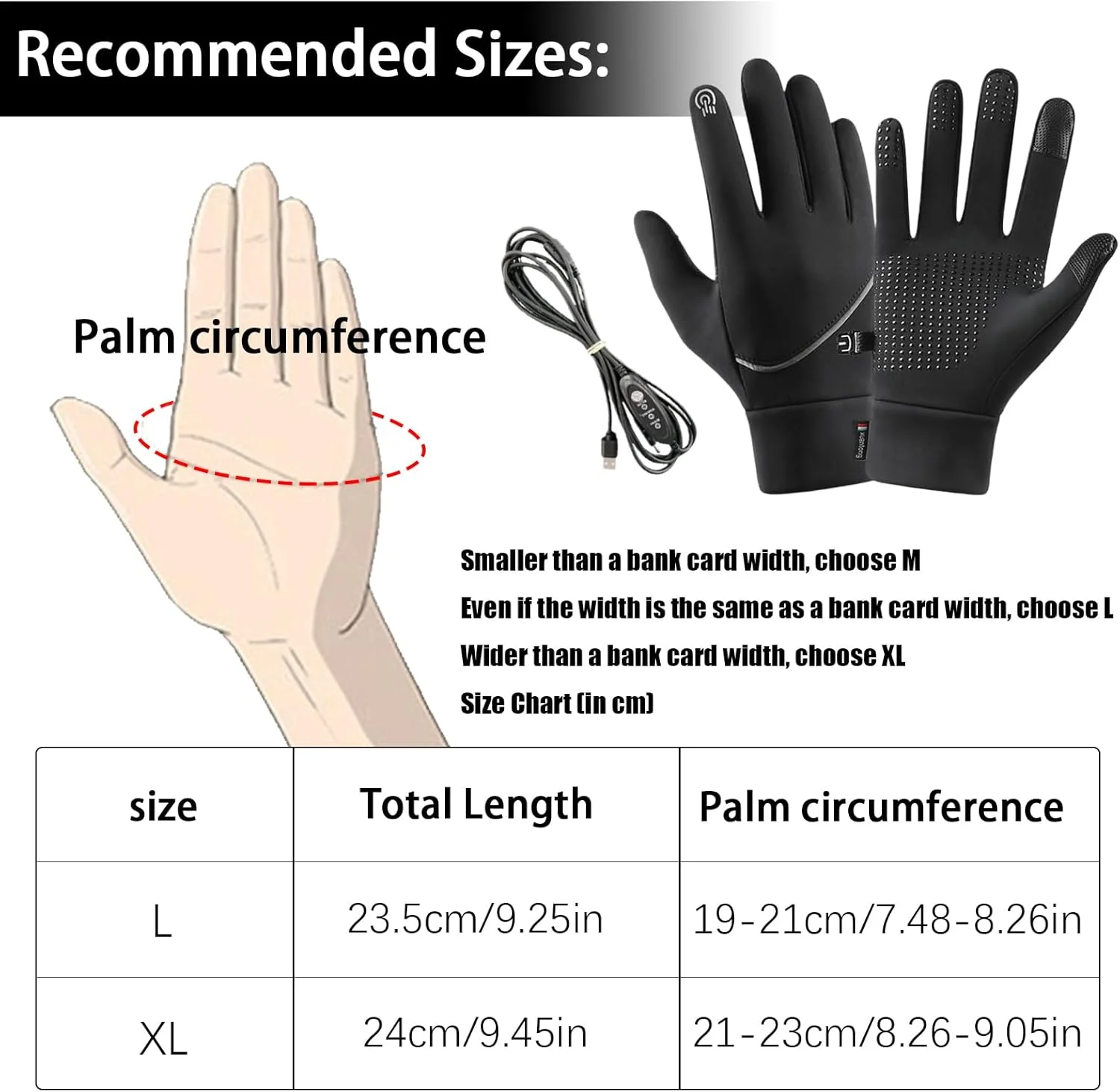 دستکش کار گرم شونده - دستکش گرم کننده برای رانندگی | دستکش های لمسی گرمایش USB برای رفت و آمد در هوای سرد، اسکی، اسنوبرد، جشنواره زمستانی، ساکنان مناطق سردسیر دستکش کار گرم شونده - دستکش گرم کننده برای رانندگی | دستکش های لمسی گرمایش USB برای رفت و آمد در هوای سرد، اسکی، اسنوبرد، جشنواره زمستانی، ساکنان مناطق سردسیر