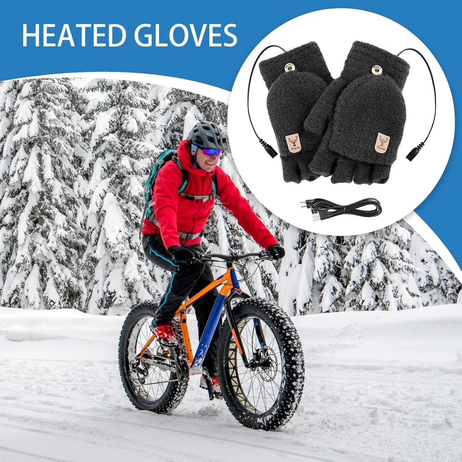 دستکش های گرمایشی زنانه | دستکش های گرمایشی برقی | دستکش های گرمایشی USB 5 ولت برای ماهیگیری در یخ، باغبانی، پیاده روی، کار، مسافرت زمستانی، اسنوبورد، علاقه مندان به ورزش، رانندگان تحویل دستکش های گرمایشی زنانه | دستکش های گرمایشی برقی | دستکش های گرمایشی USB 5 ولت برای ماهیگیری در یخ، باغبانی، پیاده روی، کار، مسافرت زمستانی، اسنوبورد، علاقه مندان به ورزش، رانندگان تحویل