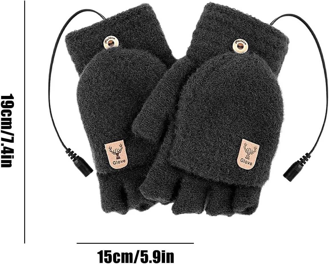 دستکش های گرمایشی زنانه | دستکش های گرمایشی برقی | دستکش های گرمایشی USB 5 ولت برای ماهیگیری در یخ، باغبانی، پیاده روی، کار، مسافرت زمستانی، اسنوبورد، علاقه مندان به ورزش، رانندگان تحویل دستکش های گرمایشی زنانه | دستکش های گرمایشی برقی | دستکش های گرمایشی USB 5 ولت برای ماهیگیری در یخ، باغبانی، پیاده روی، کار، مسافرت زمستانی، اسنوبورد، علاقه مندان به ورزش، رانندگان تحویل