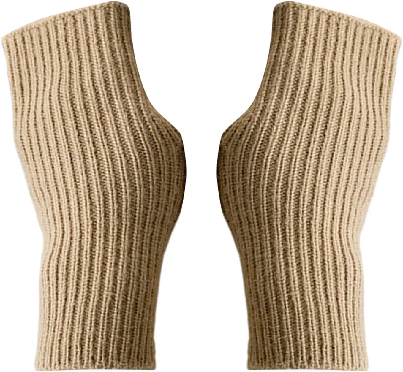 یک جفت دستکش زنانه محافظ دست بافتنی حفظ حرارت برای مدرسه، شتری، سایز آزاد یک جفت دستکش زنانه محافظ دست بافتنی حفظ حرارت برای مدرسه، شتری، سایز آزاد