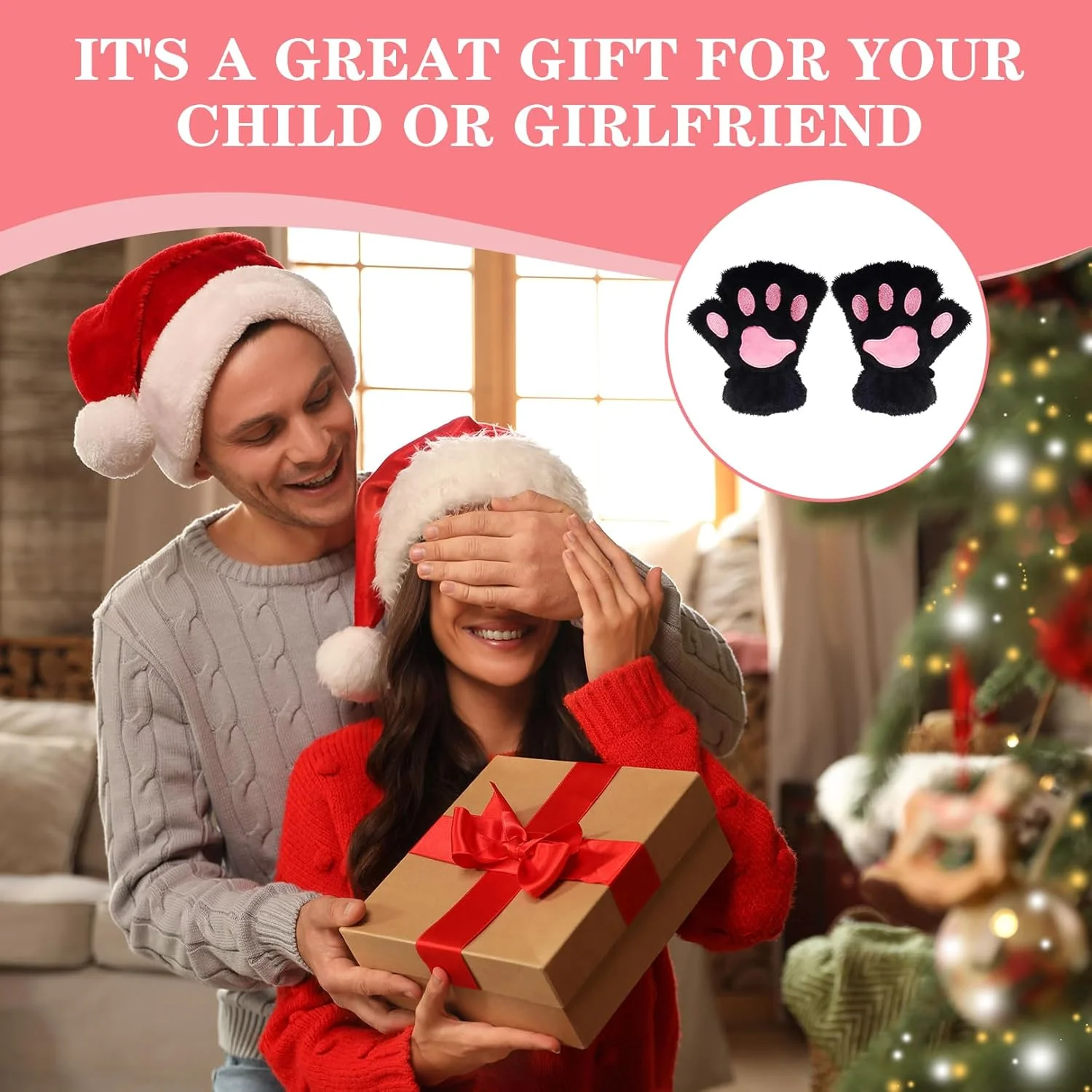 دستکش های پنجه گربه ای VILITI، دستکش های زمستانی پنجه گربه ای زنانه، نیم انگشتی، مخملی، گرم، طرح پنجه خرس فانتزی و بامزه، مناسب برای مهمانی های هالووین، لباس های فانتزی و لوازم جانبی (مشکی) دستکش های پنجه گربه ای VILITI، دستکش های زمستانی پنجه گربه ای زنانه، نیم انگشتی، مخملی، گرم، طرح پنجه خرس فانتزی و بامزه، مناسب برای مهمانی های هالووین، لباس های فانتزی و لوازم جانبی (مشکی)