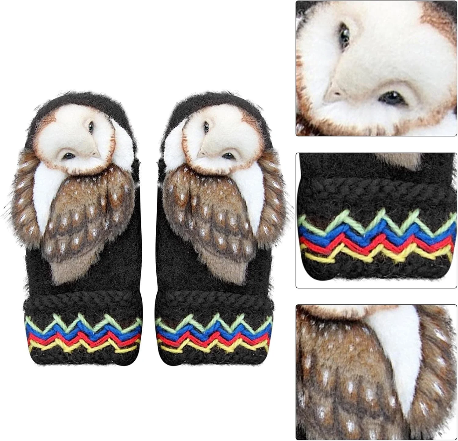 دستکش و پاپوش زنانه، دستکش بافتنی کشمیری با سرآستین کشسان، پاپوش ورزشی فضای باز گرم کننده دست با طرح جغد، پاپوش حرارتی زمستانی برای هدیه تولد کریسمس دستکش و پاپوش زنانه، دستکش بافتنی کشمیری با سرآستین کشسان، پاپوش ورزشی فضای باز گرم کننده دست با طرح جغد، پاپوش حرارتی زمستانی برای هدیه تولد کریسمس