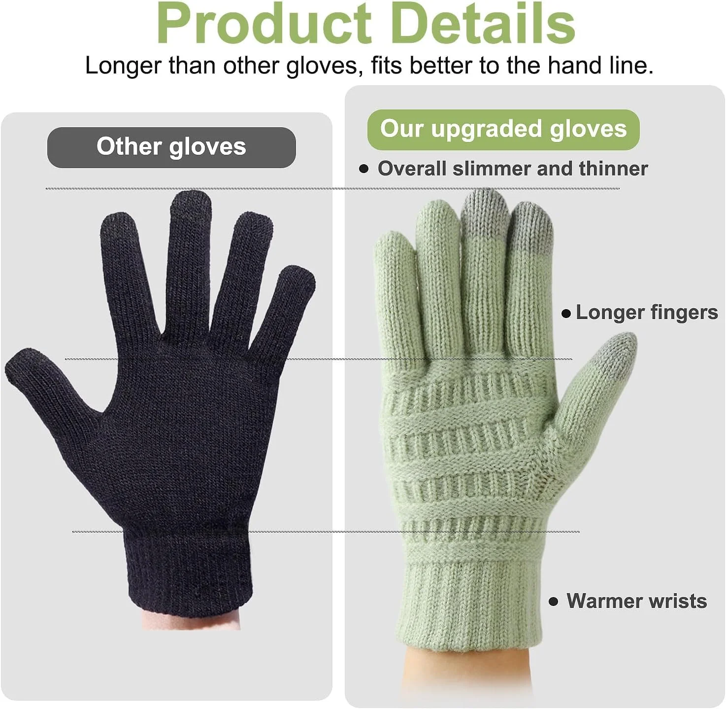 دستکش بافتنی Milduall، دستکش های بافتنی صفحه لمسی، دستکش های زمستانی، دستکش های انگشتی، دستکش های زمستانی، دستکش های حرارتی، دستکش های بدون انگشت برای زنان و دختران مناسب برای فضای باز دستکش بافتنی Milduall، دستکش های بافتنی صفحه لمسی، دستکش های زمستانی، دستکش های انگشتی، دستکش های زمستانی، دستکش های حرارتی، دستکش های بدون انگشت برای زنان و دختران مناسب برای فضای باز