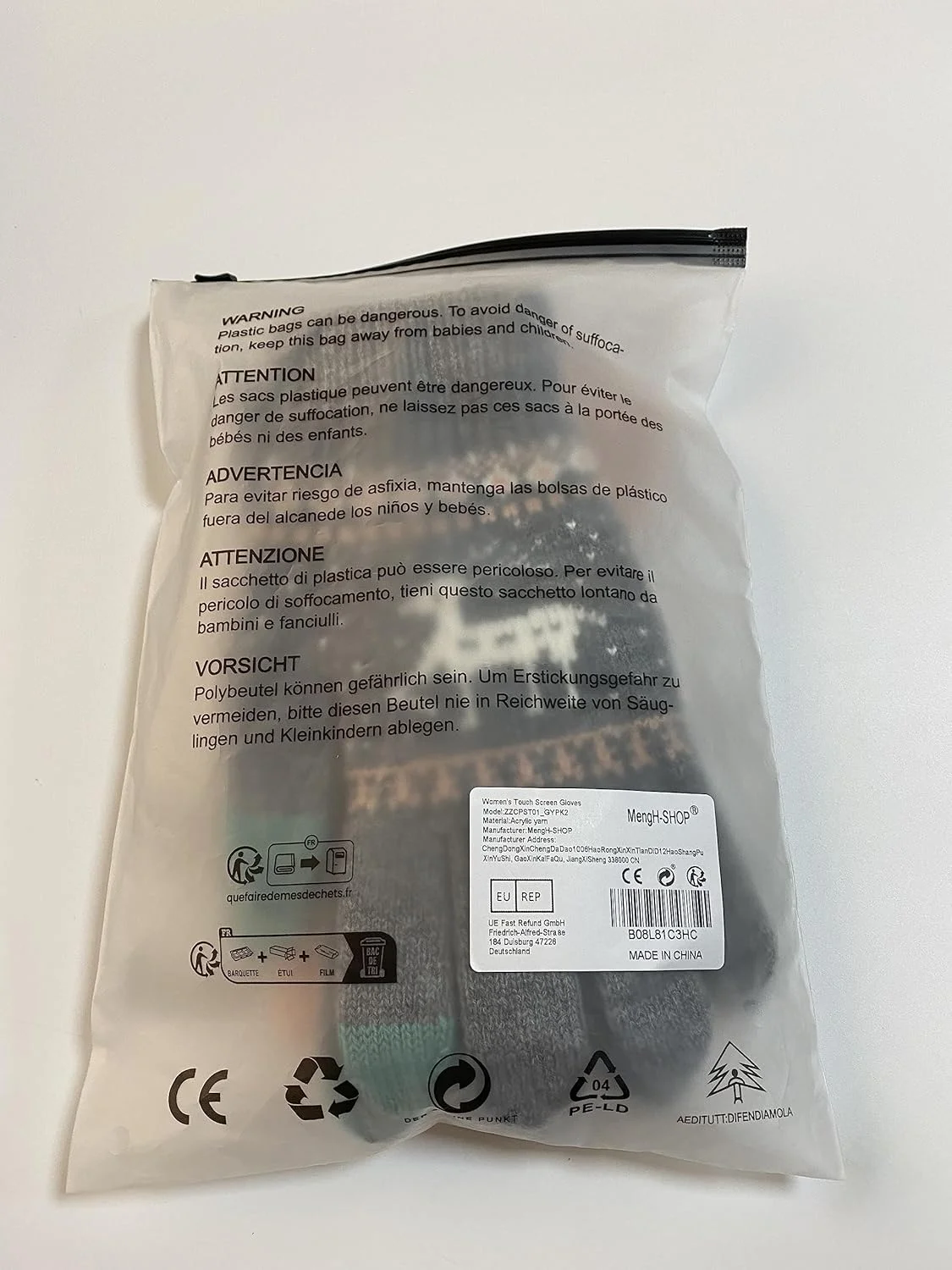 MengH-SHOP دستکش های لمسی زنانه، کشباف گرم، دستکش زمستانی حرارتی، دستکش های پیامکی گوشی های هوشمند، سایز آزاد، 2 جفت MengH-SHOP دستکش های لمسی زنانه، کشباف گرم، دستکش زمستانی حرارتی، دستکش های پیامکی گوشی های هوشمند، سایز آزاد، 2 جفت